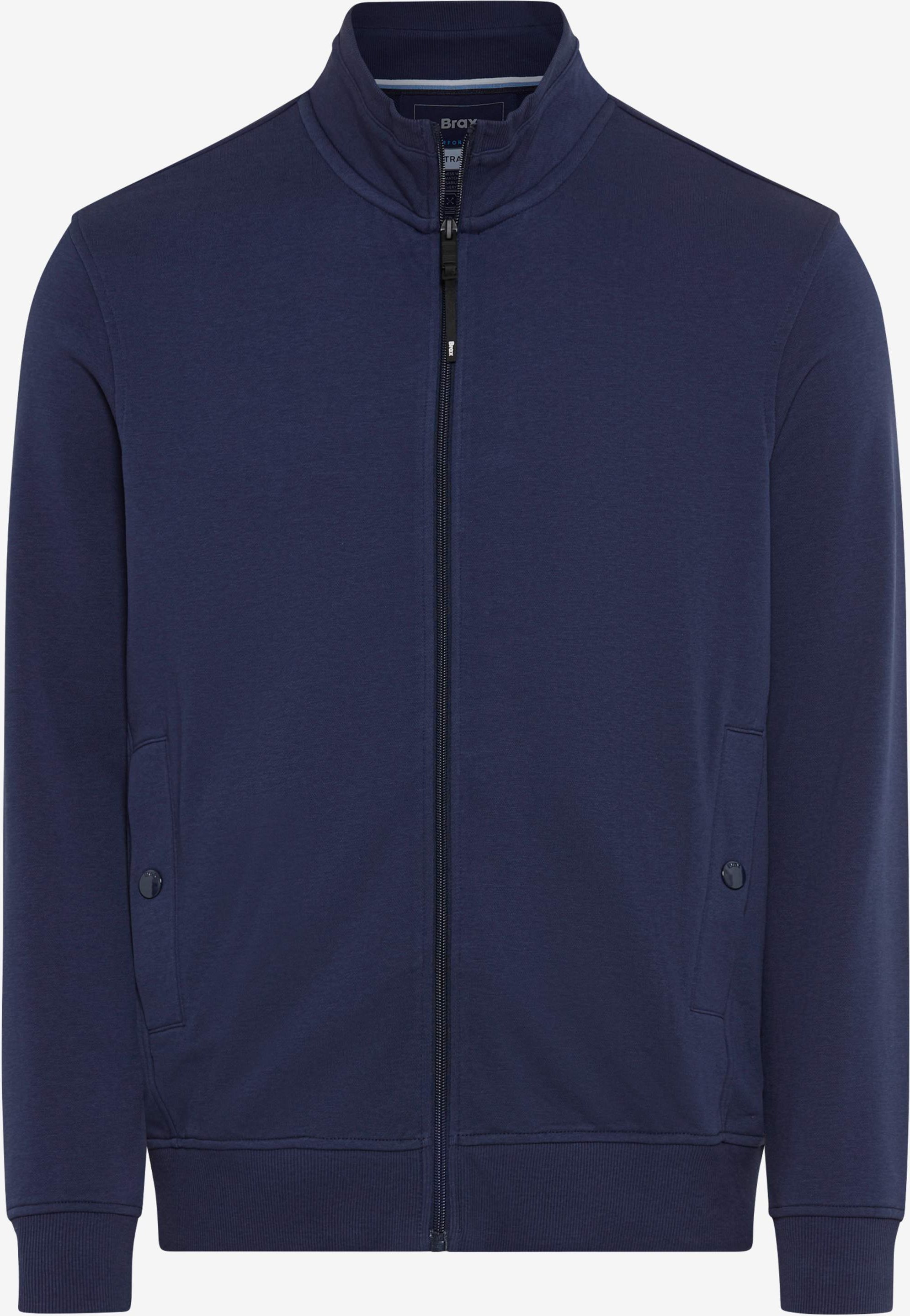 Brax Herren Sweatjacke Style SCOTT marine, dunkelblau, Gr. XL