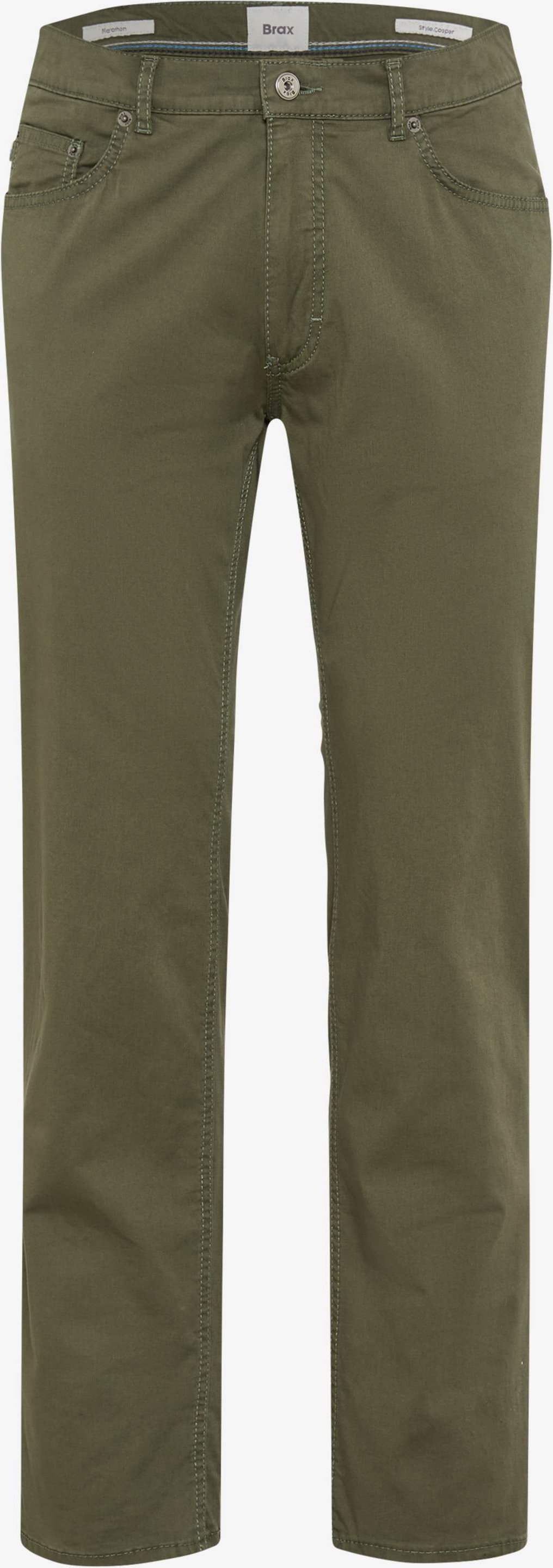 Brax Herren Five-Pocket-Hose Style COOPER OLIVE, dunkelgrün, Gr. 36/30