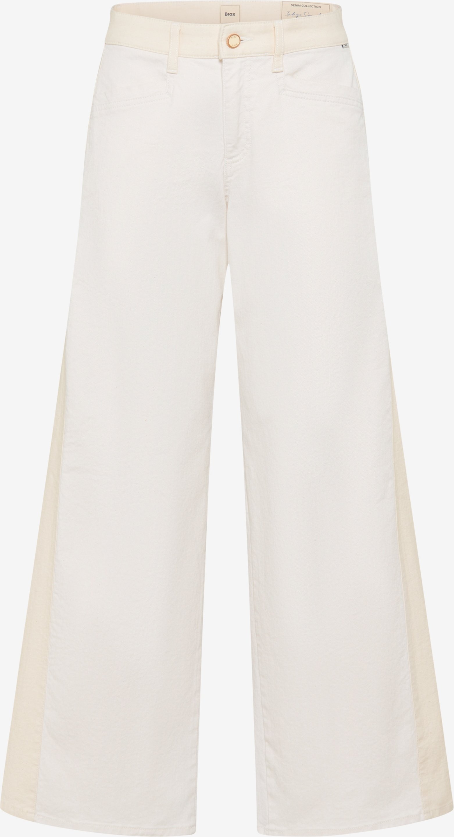 Brax Damen Five-Pocket-Hose Style MORGAN SOFT ECRU, denim cremeweiß, Gr. 36K