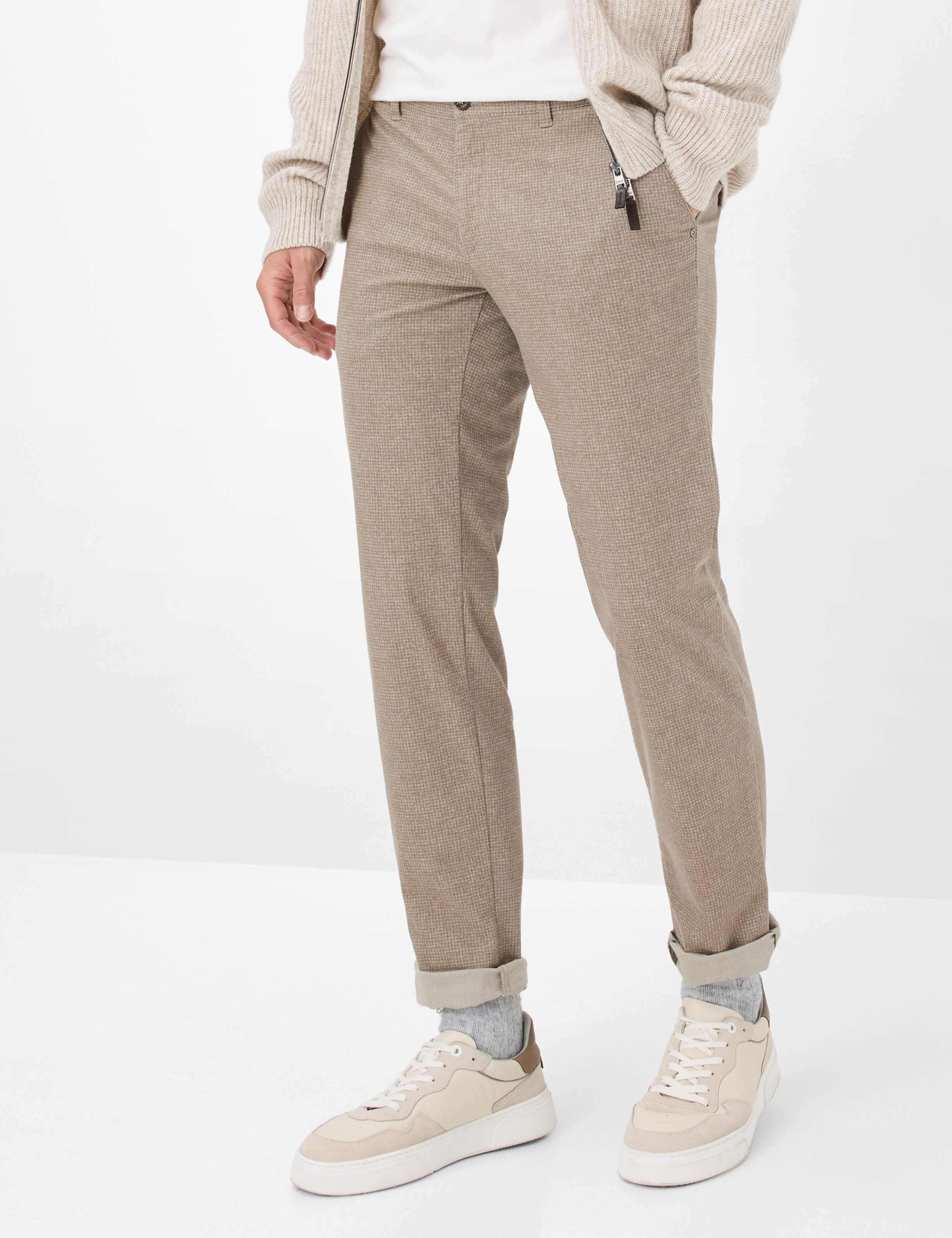 Brax Herren Flatfronthose Style FABIO CAMEL, hellbraun, Gr. 34/30