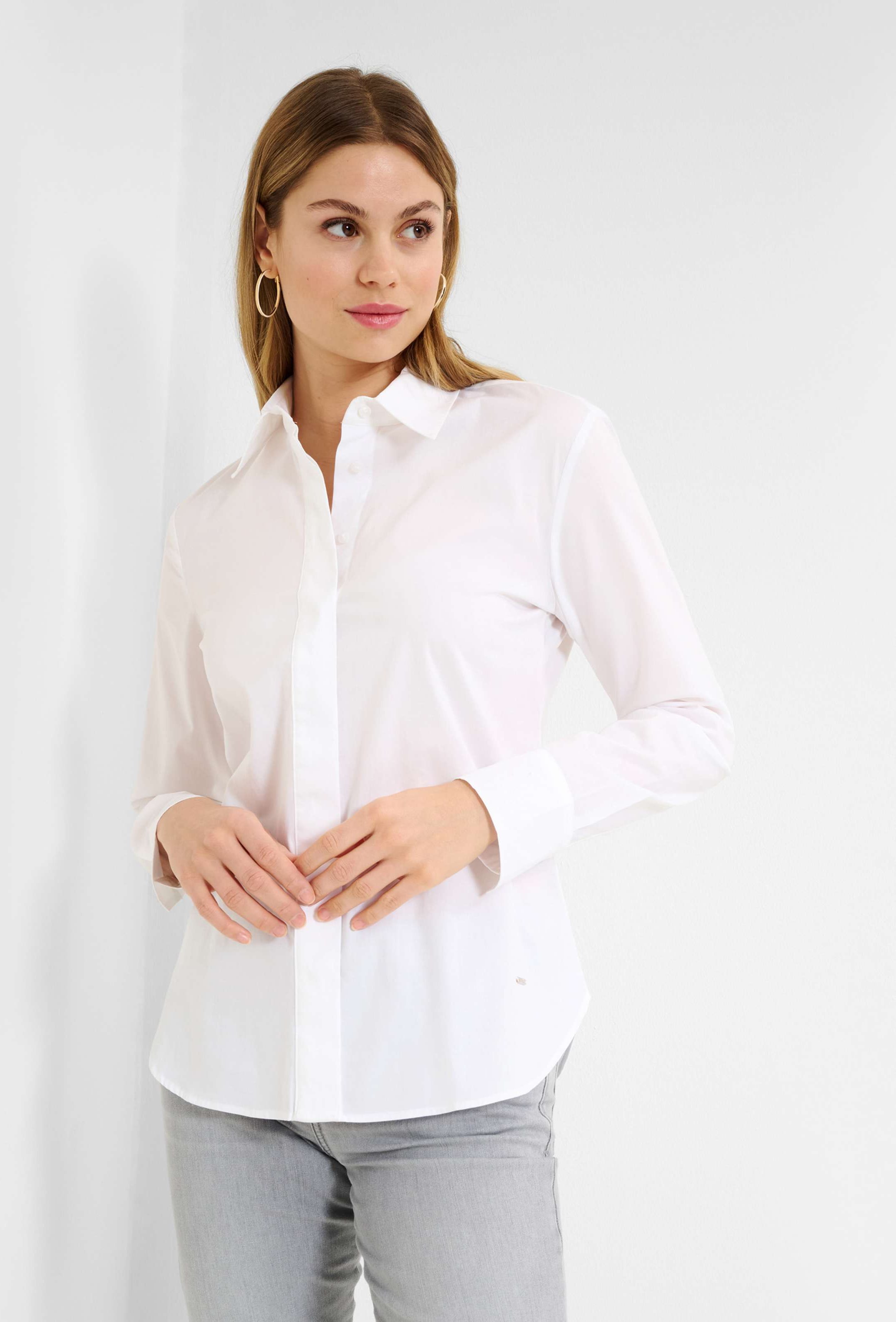 Brax Damen Hemd Style VICTORIA white, weiß, Gr. 38
