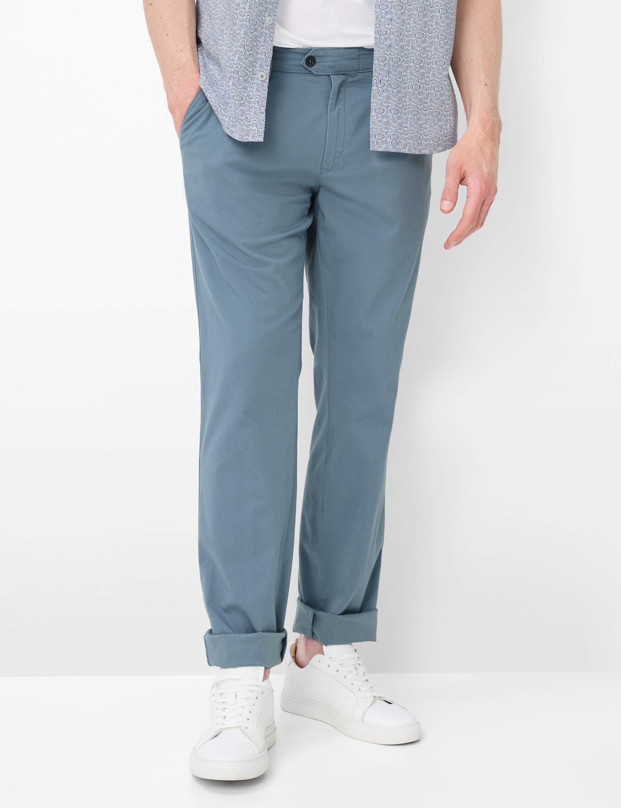 Eurex by Brax Herren Bundfaltenhose Style LUIS BLUE, Blau, Gr. 48