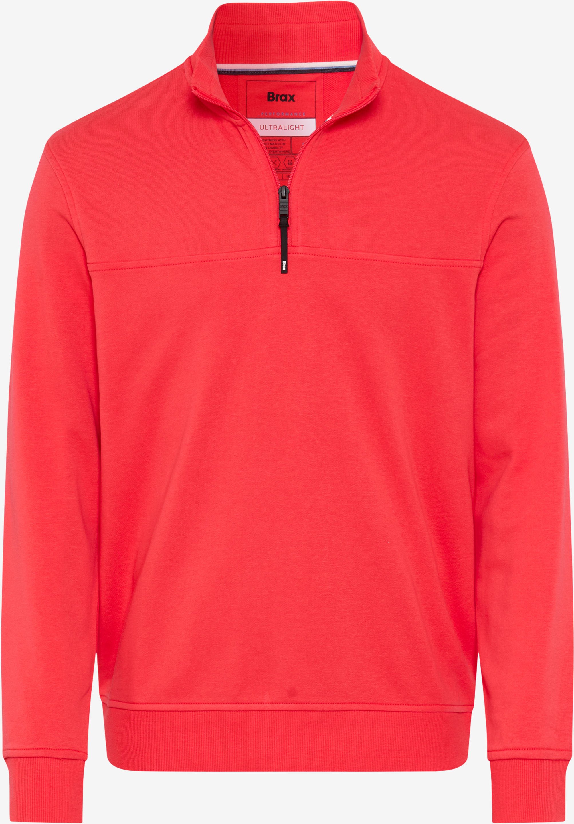 Brax Herren Sweatshirt Style SION hibiscus, Rot, Gr. XL