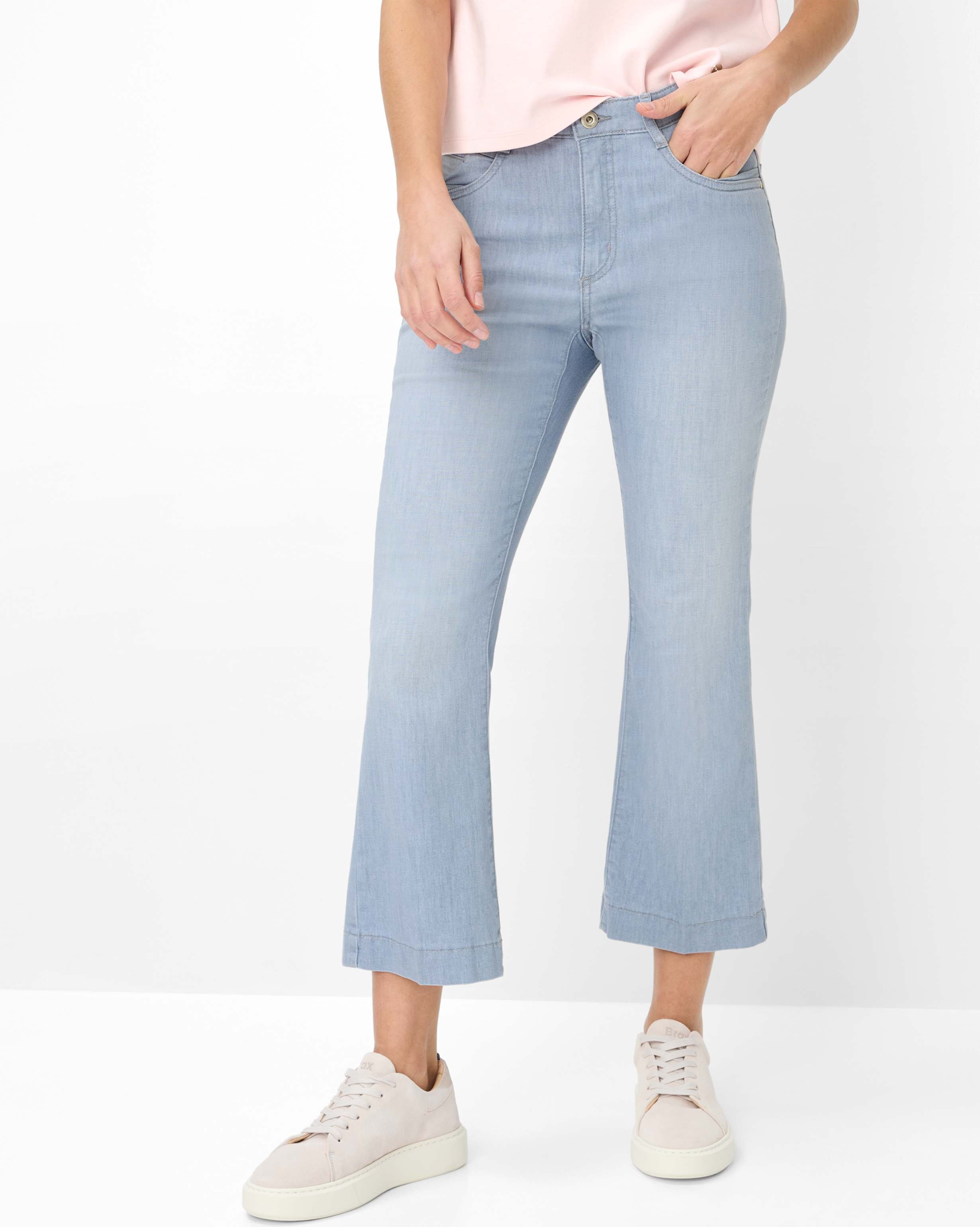 Brax Damen Boot Style MARY S BOOT USED LIGHT GREY, denim hellgrau, Gr. 38L