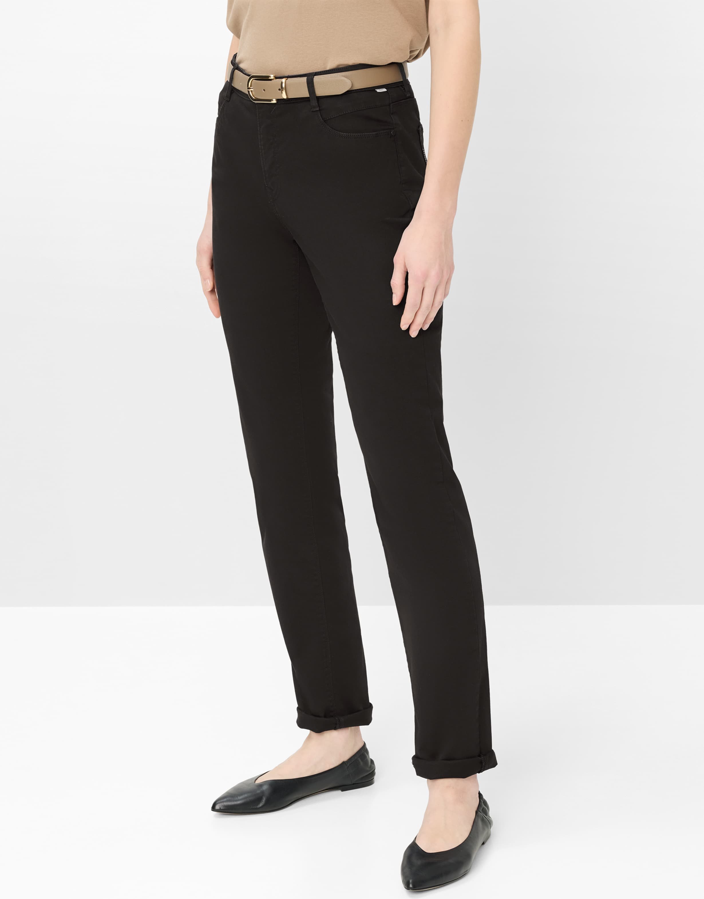 Brax Damen Five-Pocket-Hose Style MARY PERMA BLACK, perma schwarz, Gr. 38L
