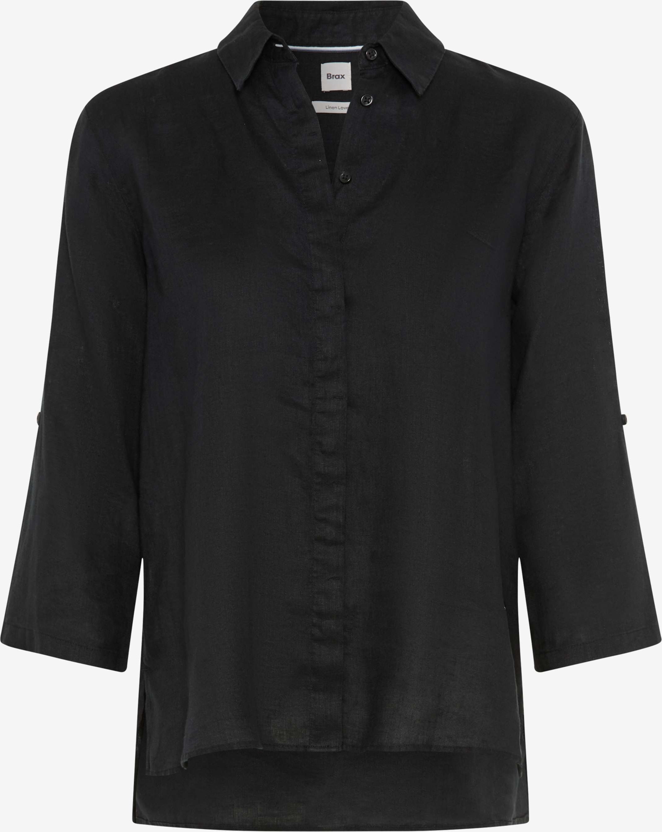 Thumbnail - Brax Damen Hemd Style VICKI black, schwarz, Gr. 40