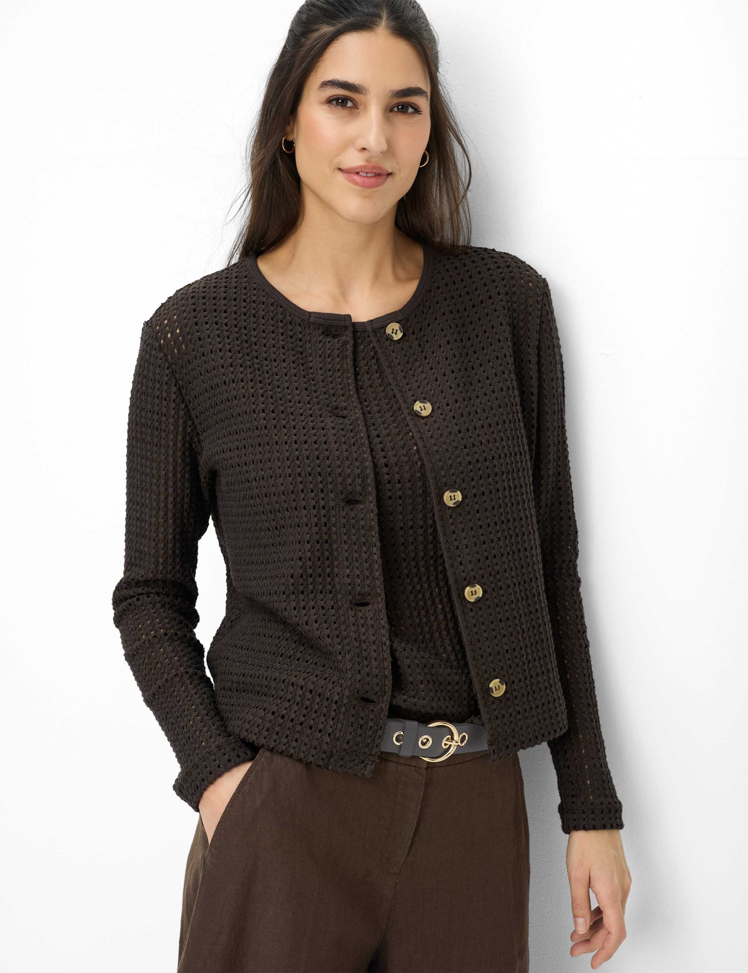 Brax Damen Style BRENDA L dark ebony, dunkelbraun, Gr. 46