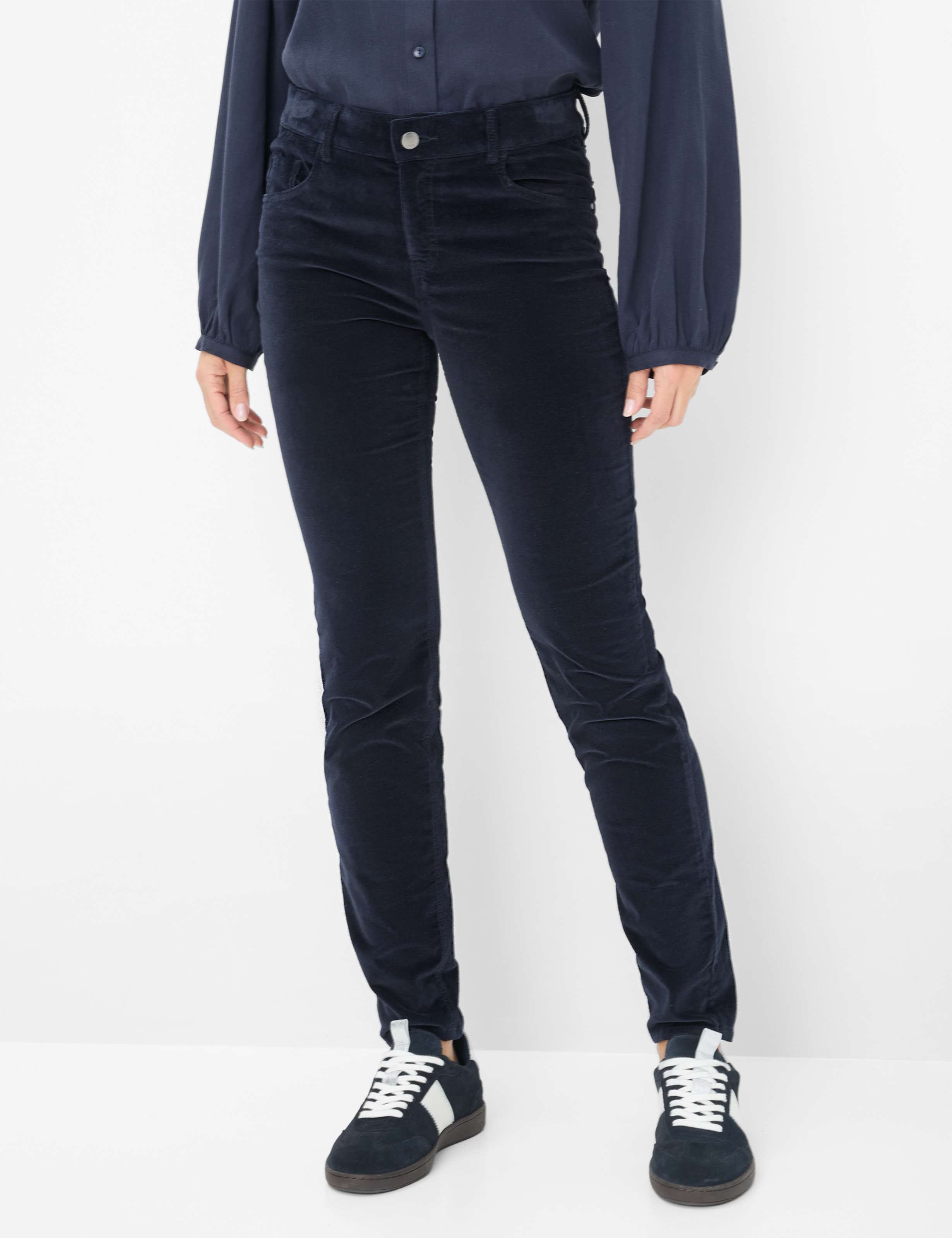 Thumbnail - Brax Damen Röhrenjeans Style SHAKIRA NAVY, dunkelblau, Gr. 48K