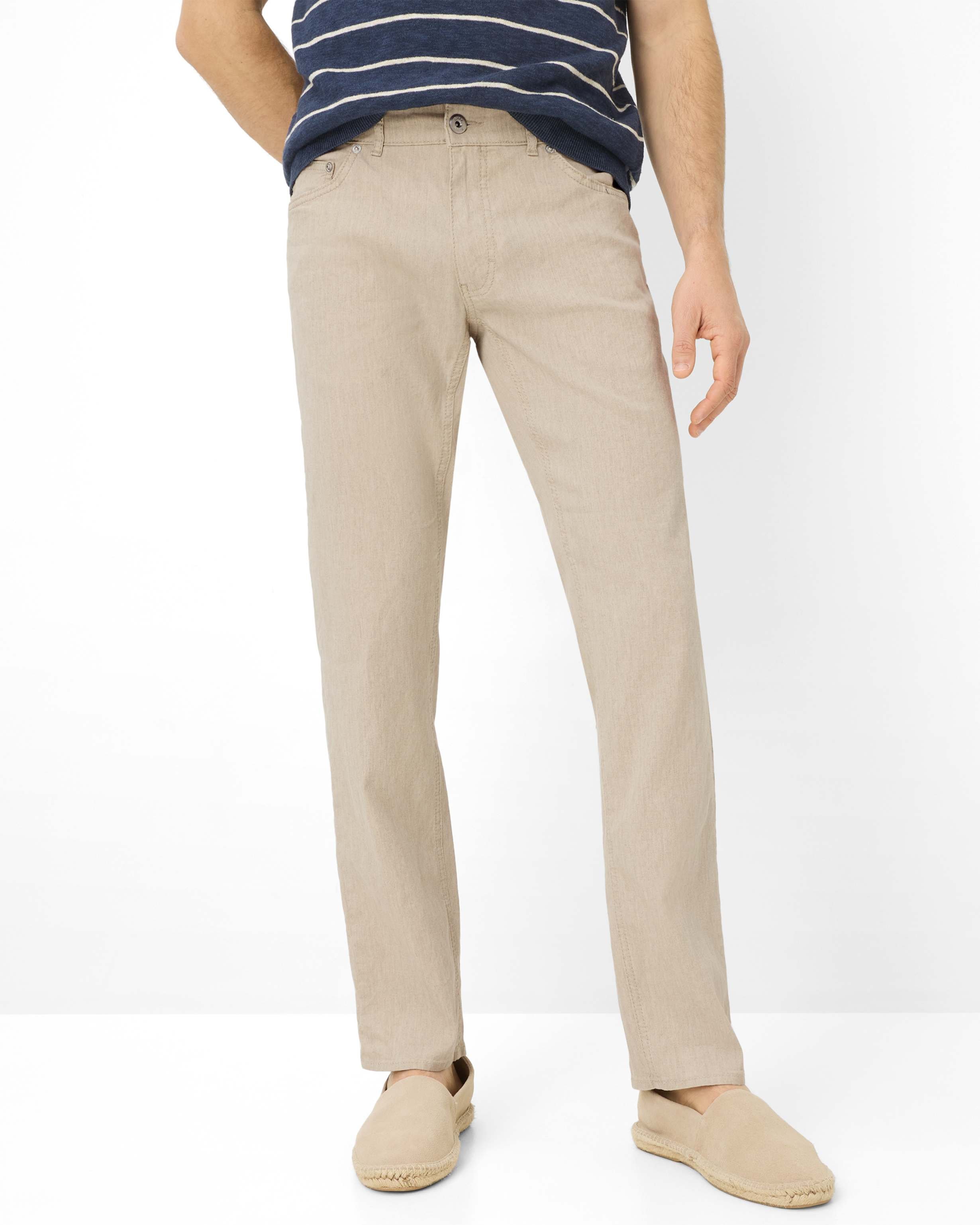 Brax Herren Hose Style COOPER BEACH, hellbeige, Gr. 42/36