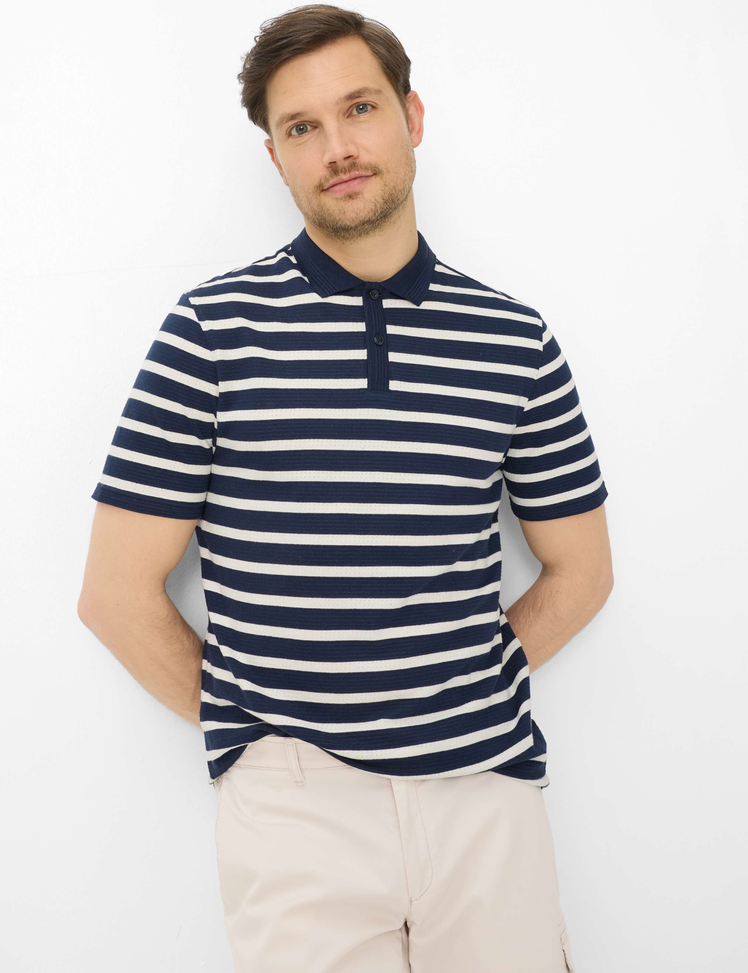 Brax Herren Polo Style PACO navy, dunkelblau, Gr. L