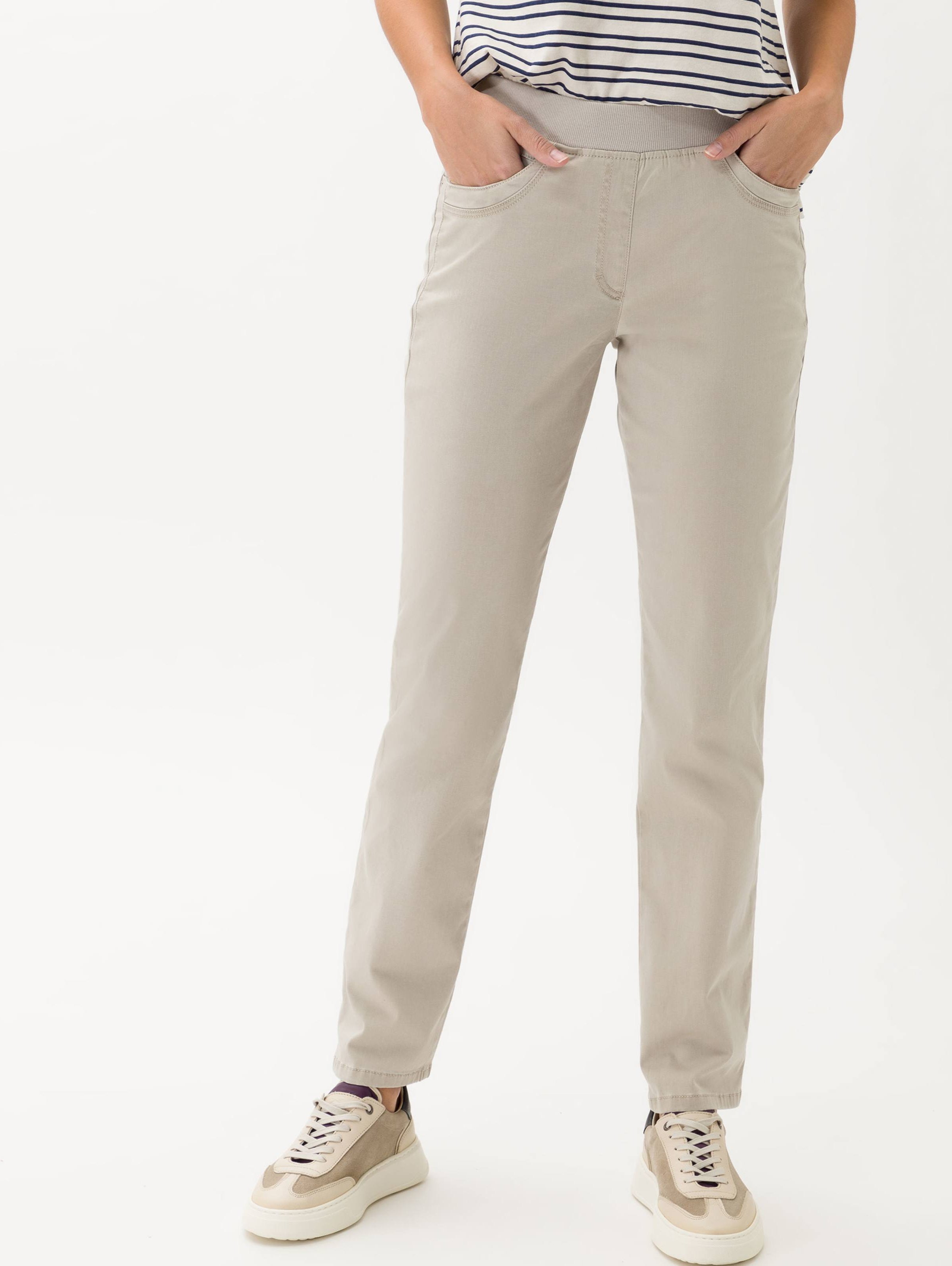 Raphaela by Brax Damen Schlupfhose Style PAMINA FUN SAND, hellbeige, Gr. 44