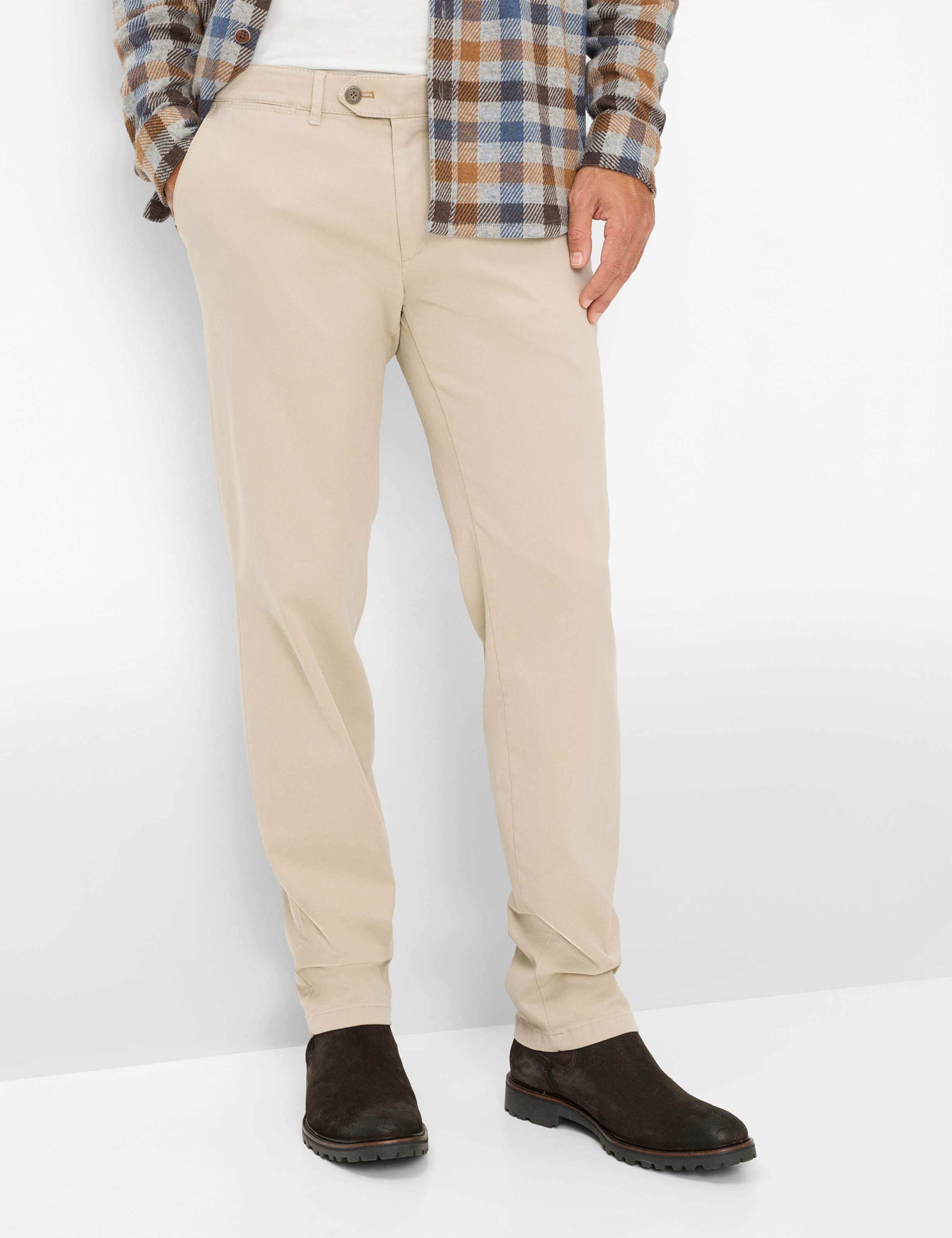 Thumbnail - Eurex by Brax Herren Flatfronthose Style JOE CREAM, hellbeige, Gr. 54