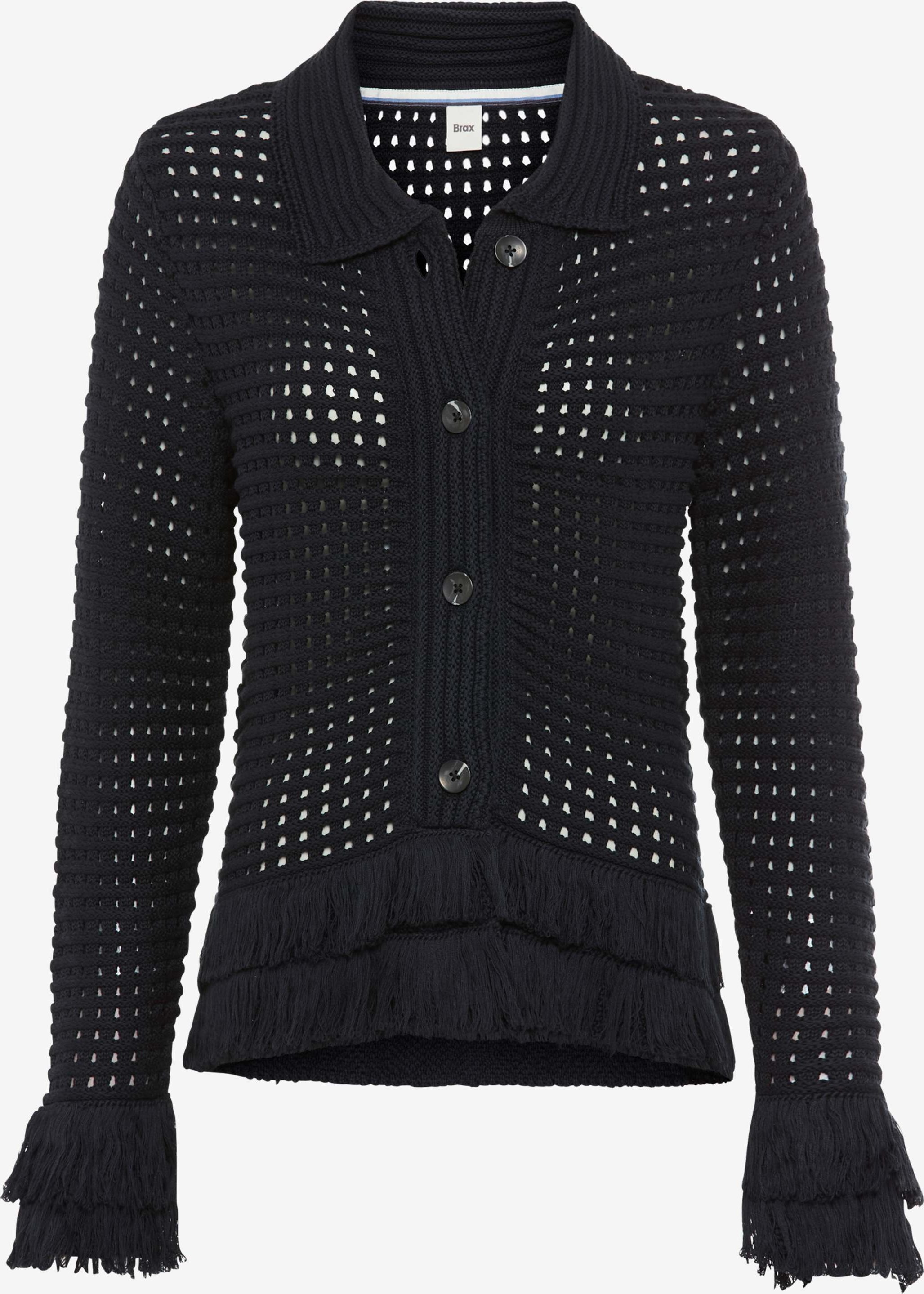 Brax Damen Strickjacke Style AMI navy, dunkelblau, Gr. 44