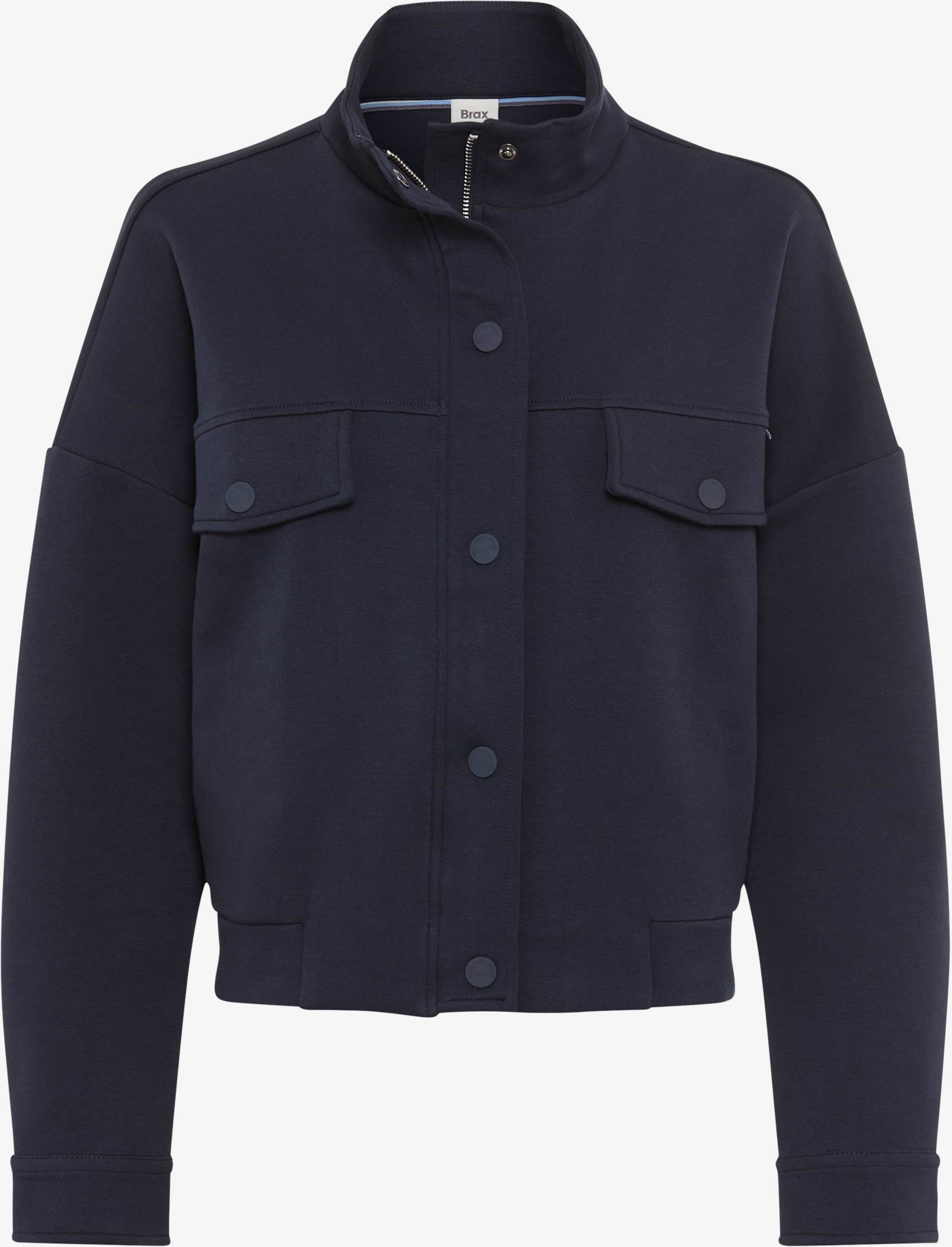 Brax Damen Sweatjacke Style BRIS L navy, dunkelblau, Gr. 40