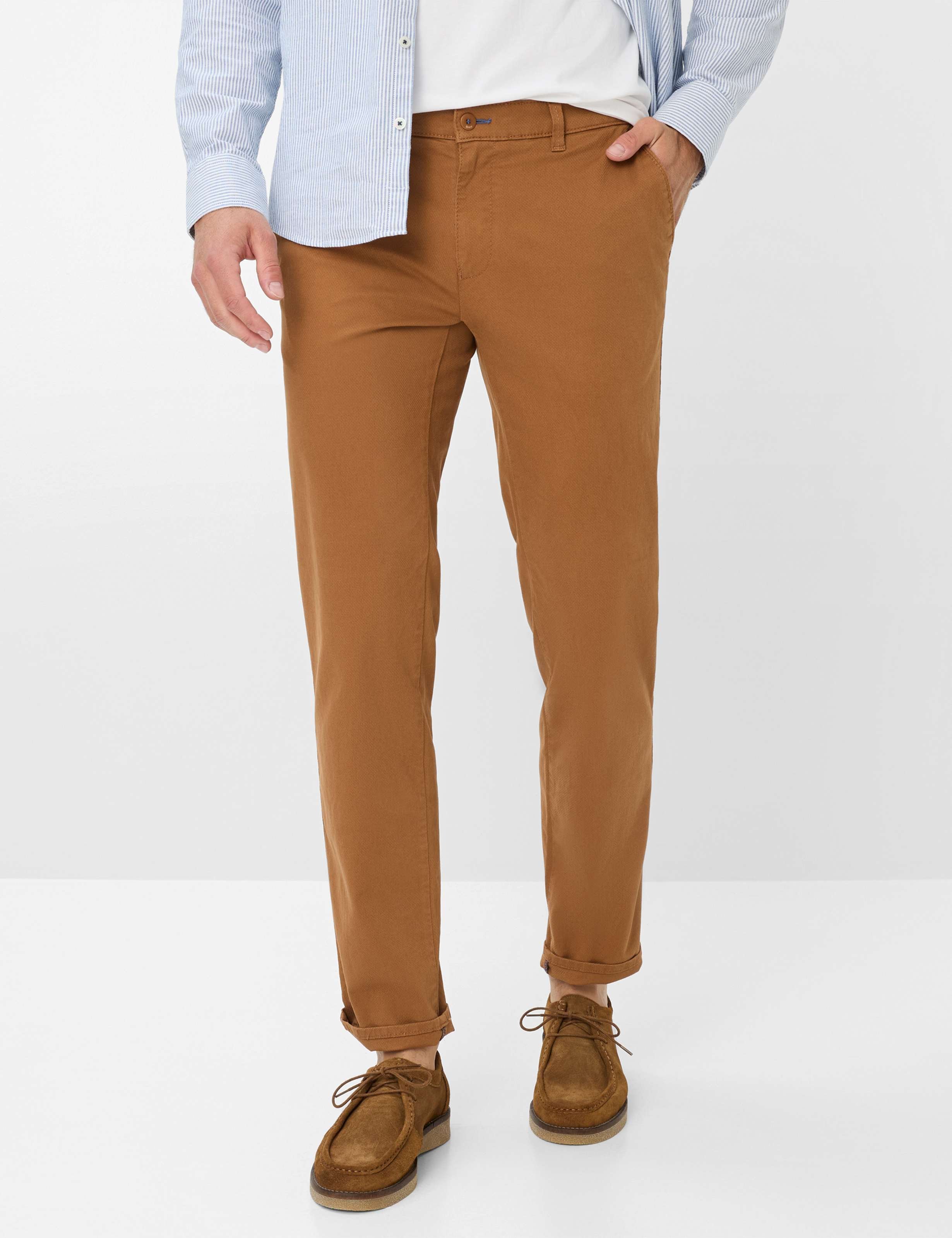 Thumbnail - Brax Herren Chino Style FABIO IN TOFFEE, braun, Gr. 44/32