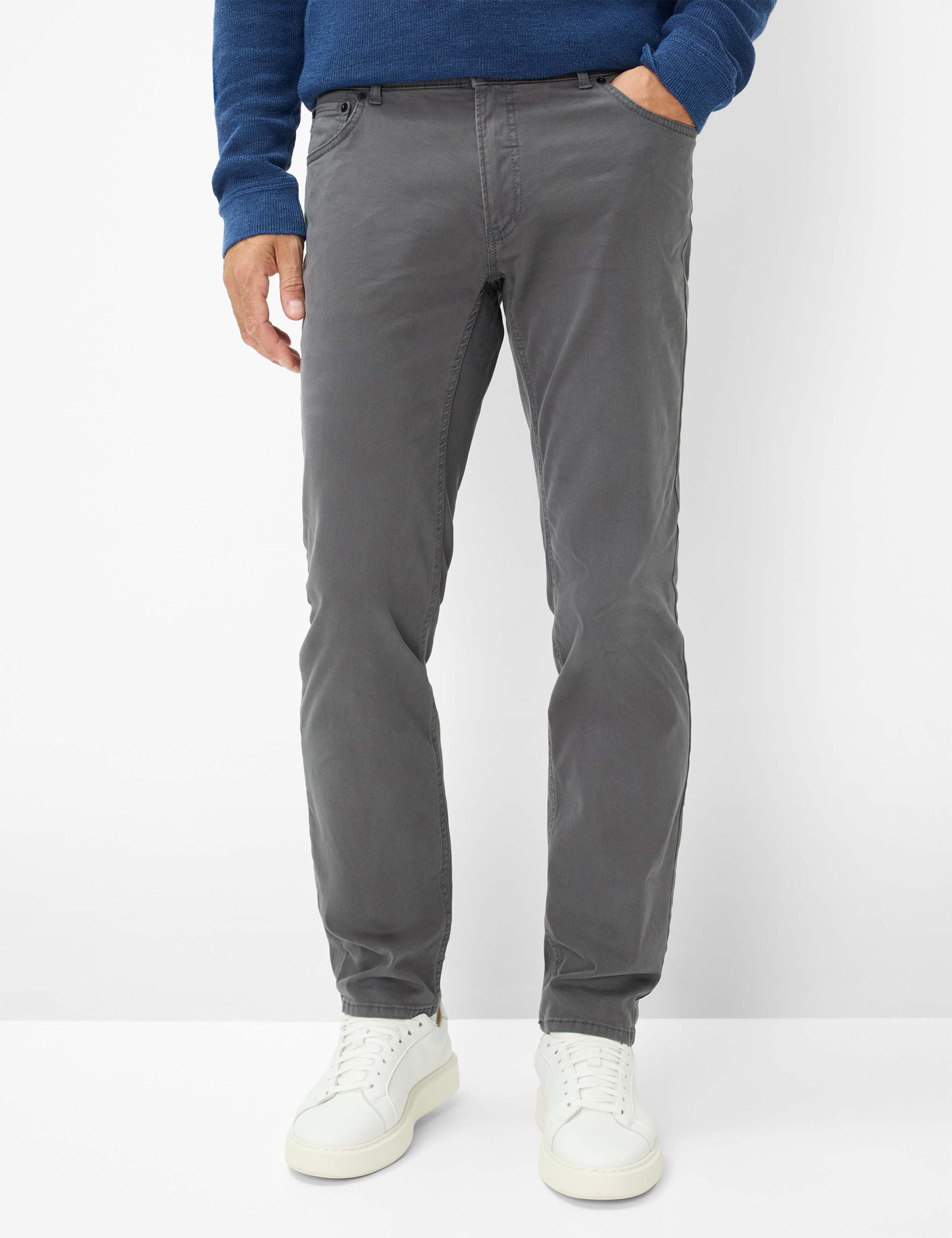 Thumbnail - Brax Herren Five-Pocket-Hose Style CHUCK ELEFANT, grau, Gr. 38/36