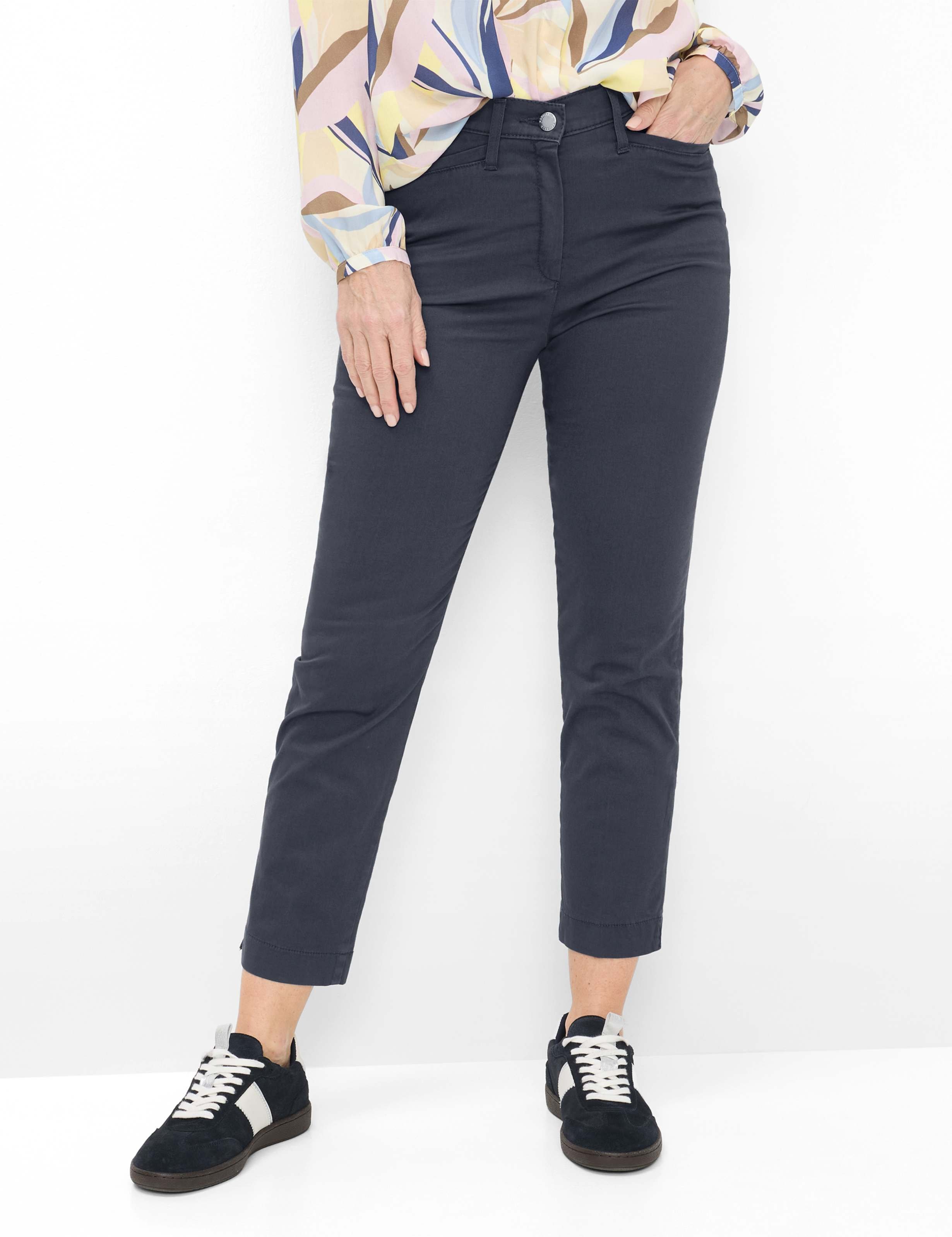 Raphaela by Brax Damen Cityhose Style LORELLA NAVY, dunkelblau, Gr. 36