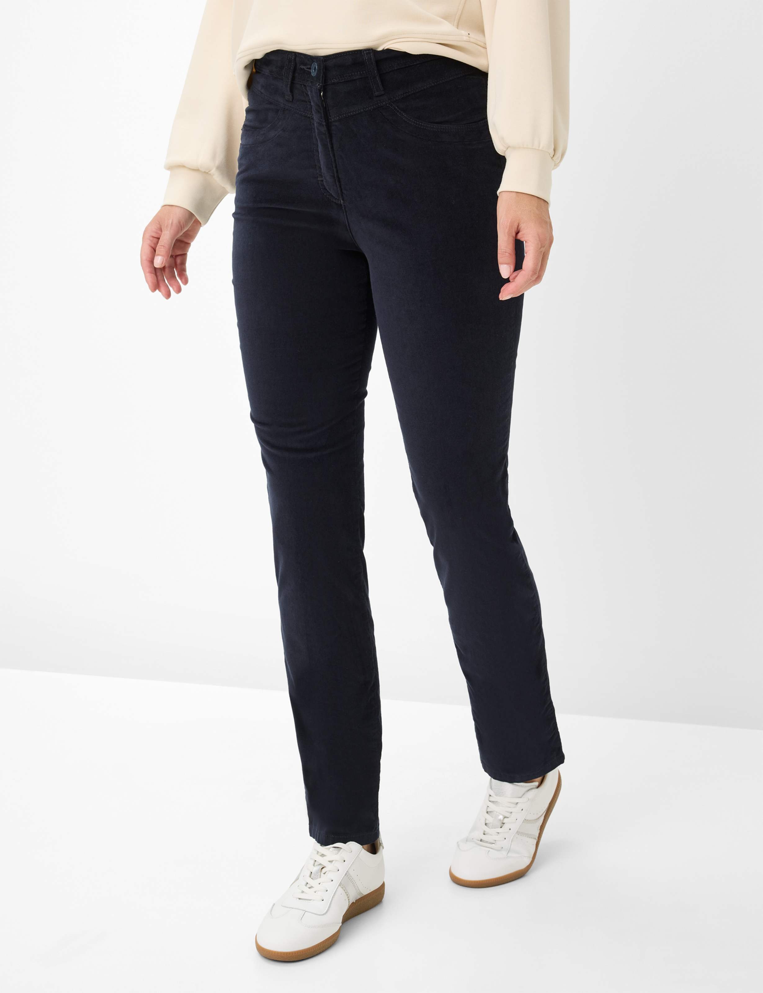 Thumbnail - Raphaela by Brax Damen Cordhose Style LAURA NEW NAVY, dunkelblau, Gr. 36K