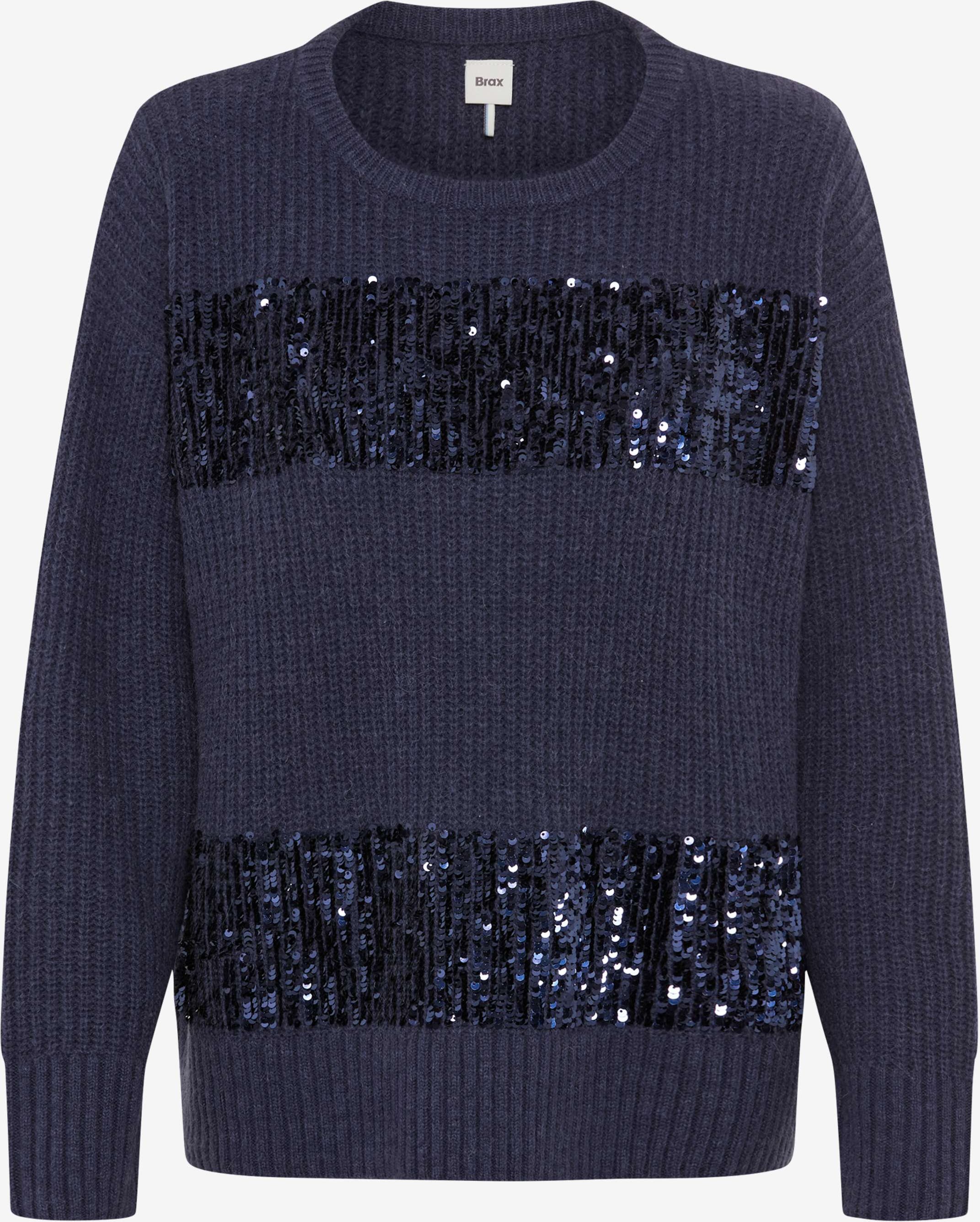 Thumbnail - Brax Damen Strickpullover Style LISA midnight blue, dunkelblau, Gr. 38