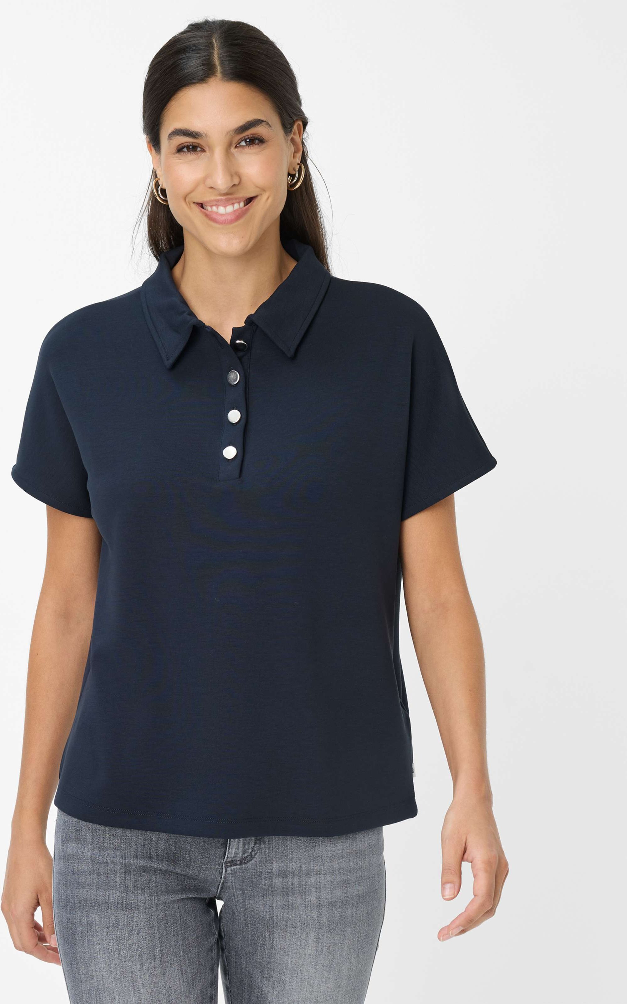 Thumbnail - Brax Damen Sweatshirt Style BRAIDY S navy, dunkelblau, Gr. 36