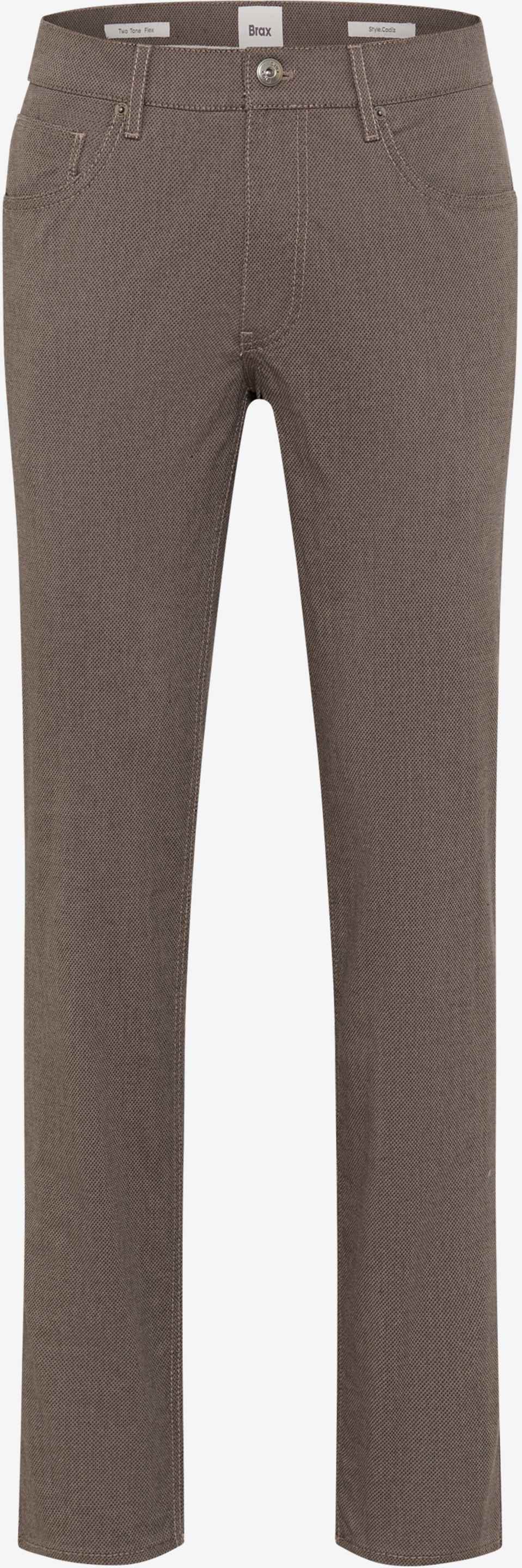 Brax Herren Five-Pocket-Hose Style CADIZ CHOCOLATE, dunkelbraun, Gr. 42/32