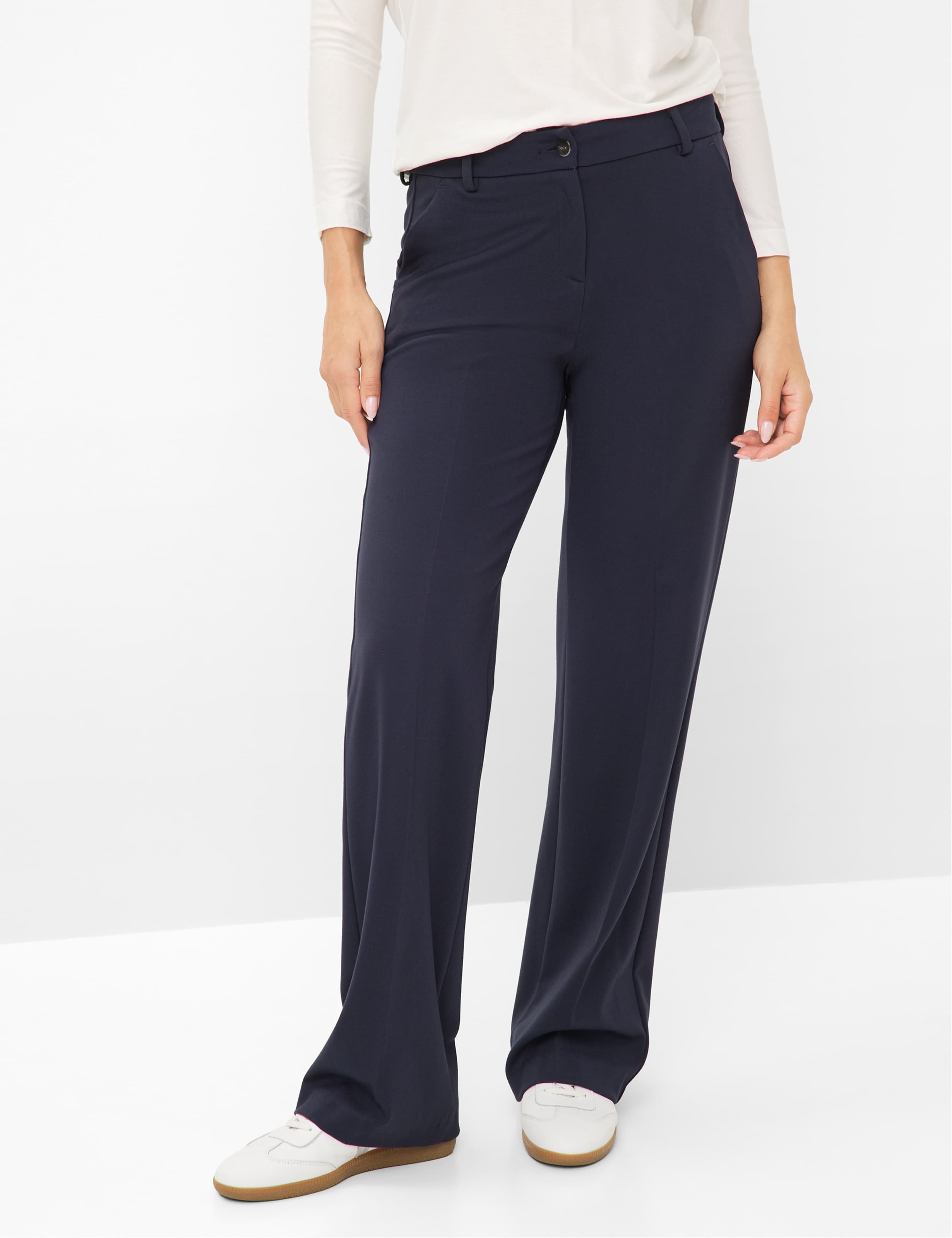 Brax Damen Palazzohose Style MAINE NAVY, dunkelblau, Gr. 44