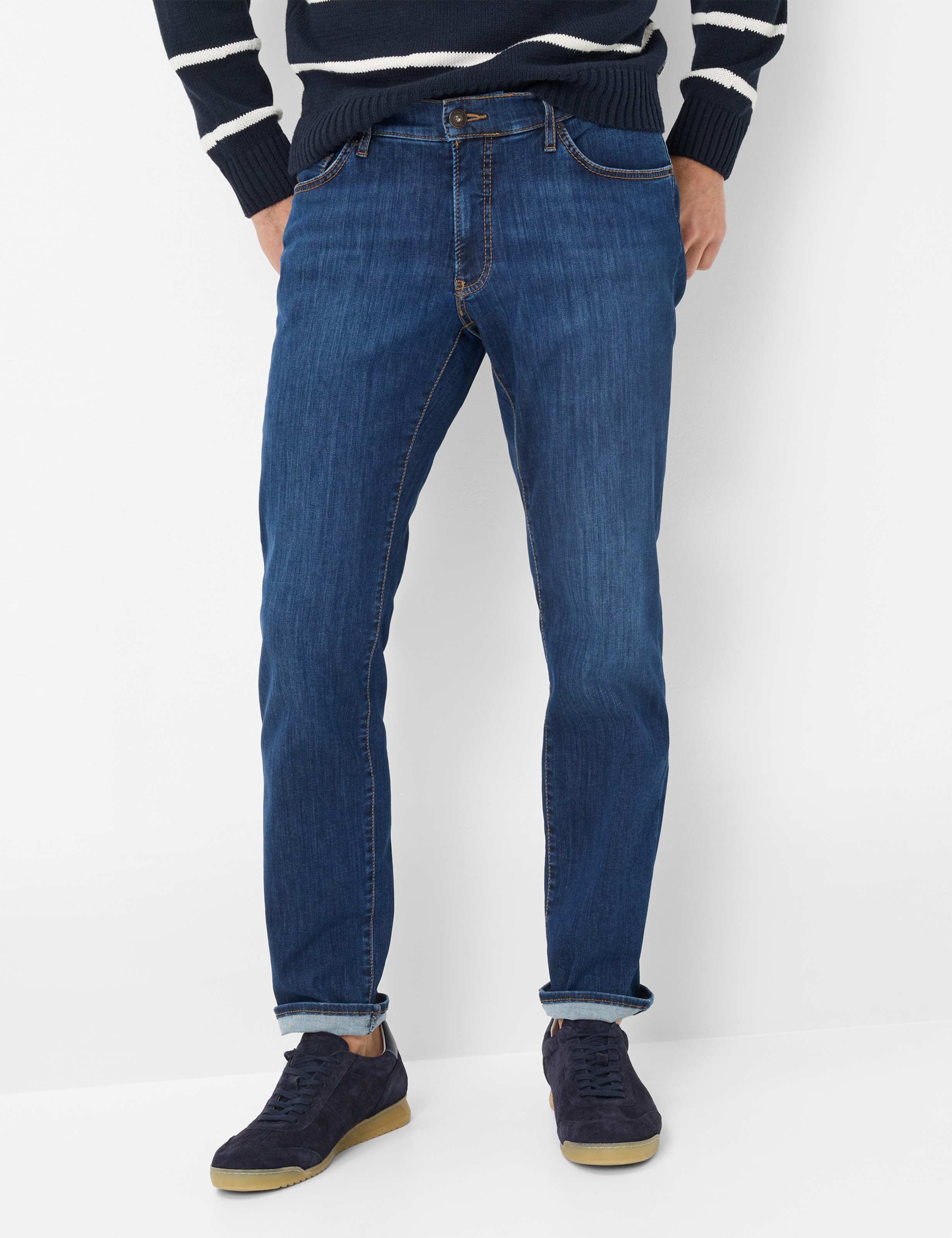Thumbnail - Brax Herren Five-Pocket-Hose Style CHUCK DARK USED, denim blau, Gr. 40/36