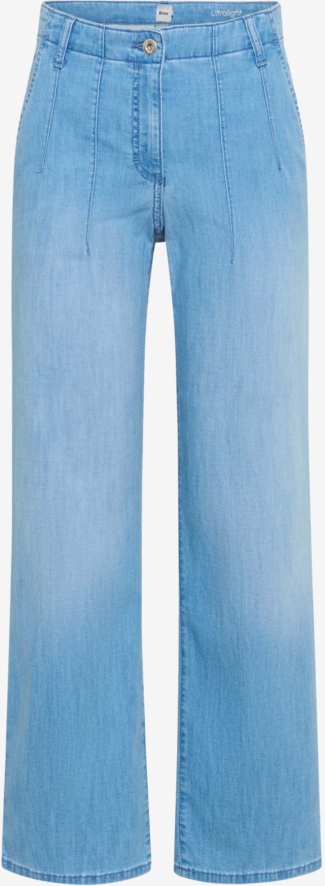 Brax Damen Culotte Style MAINE S USED LIGHT BLUE, denim hellblau, Gr. 42