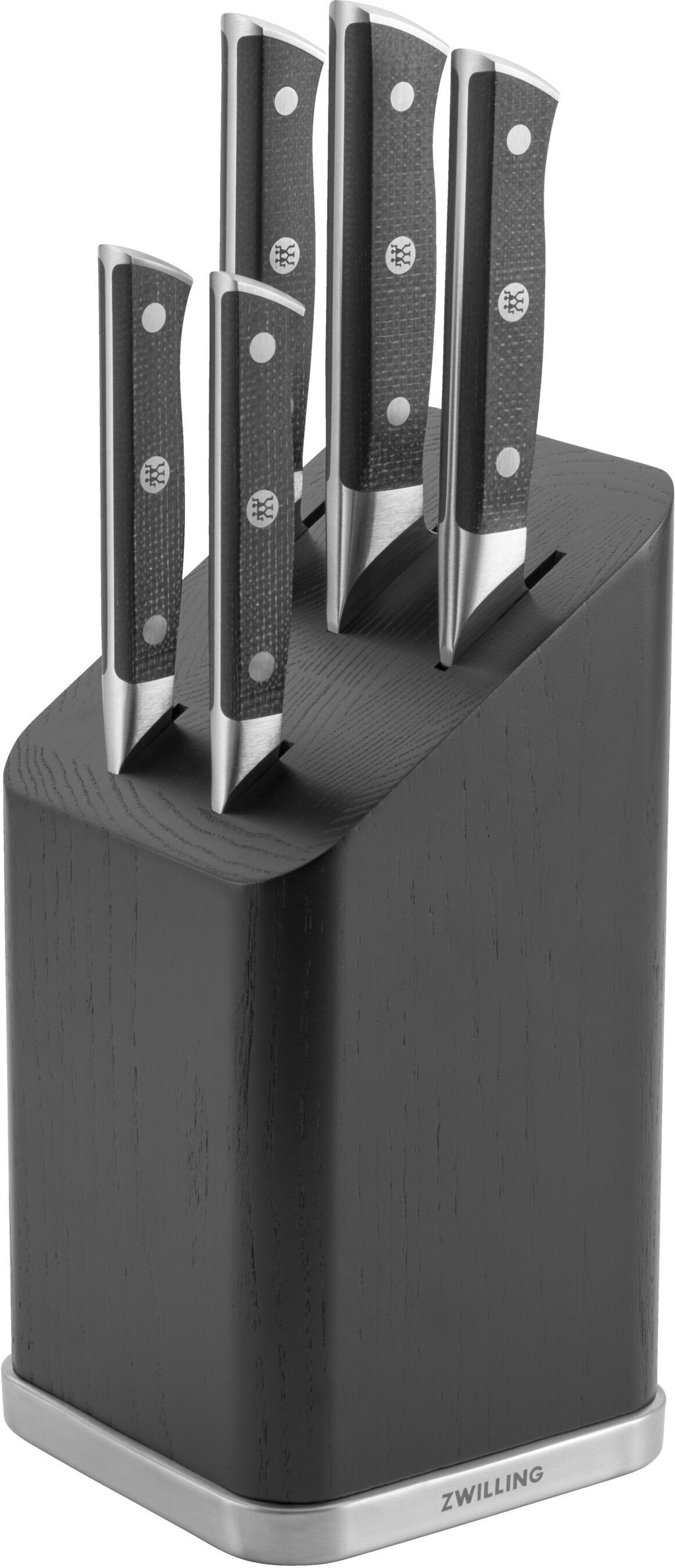 ZWILLING Spectrum 6-tlg, Messerblockset, Schwarz