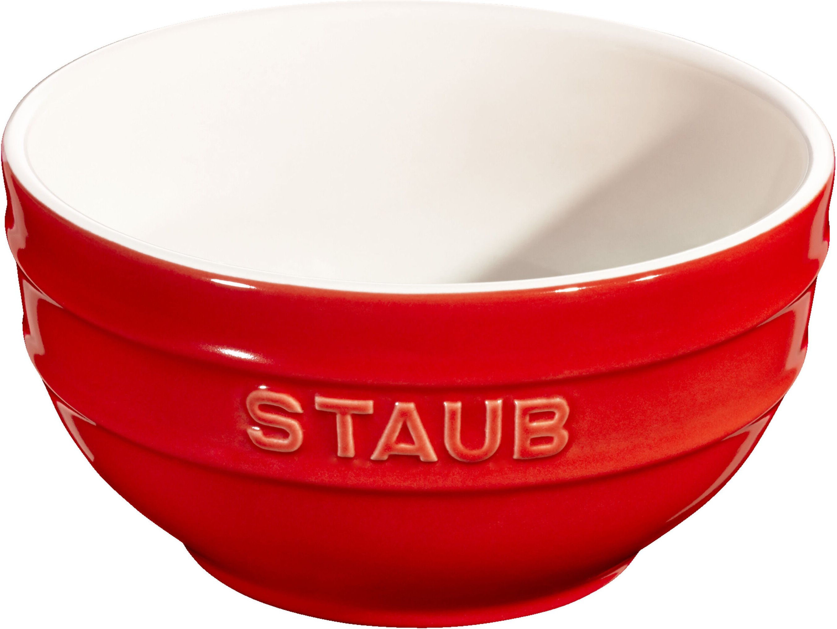 Staub Ceramique Schüssel 14 cm, rund, Kirsch-Rot, Keramik