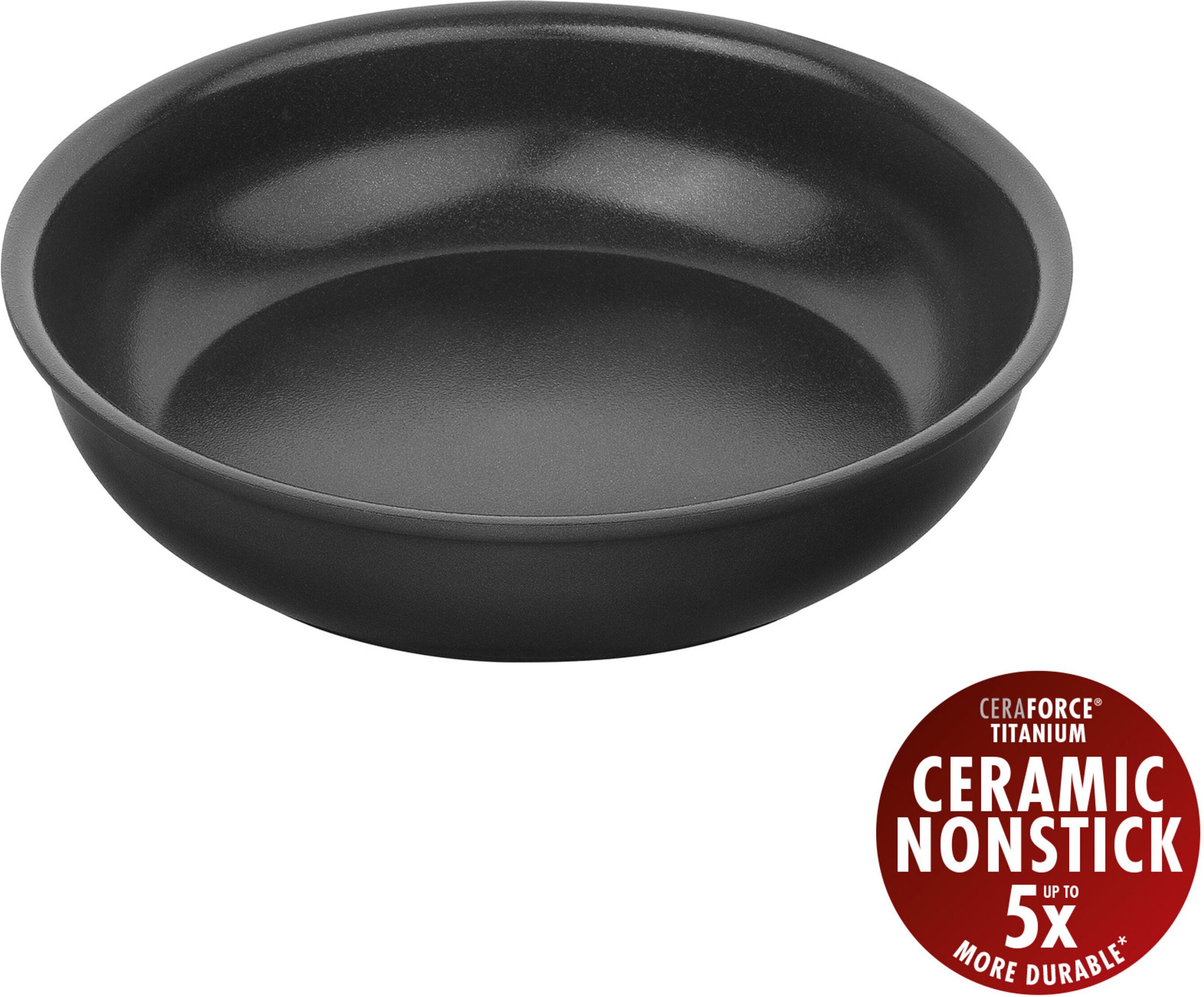 ZWILLING Unlock Bratpfanne 20 cm, Aluminium, Schwarz