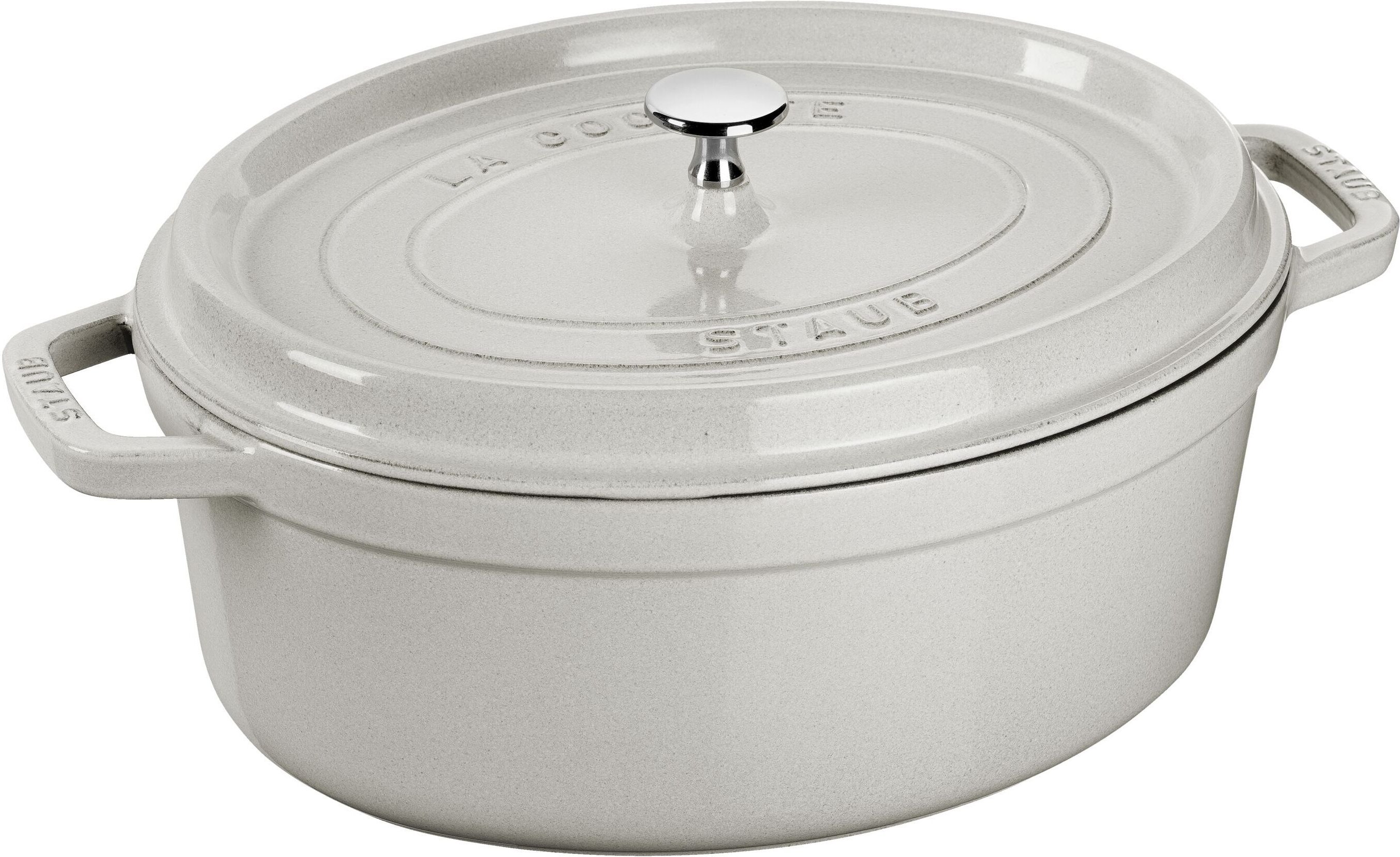 Thumbnail - Staub La Cocotte Cocotte 31 cm, oval, Weisser Trüffel, Gusseisen