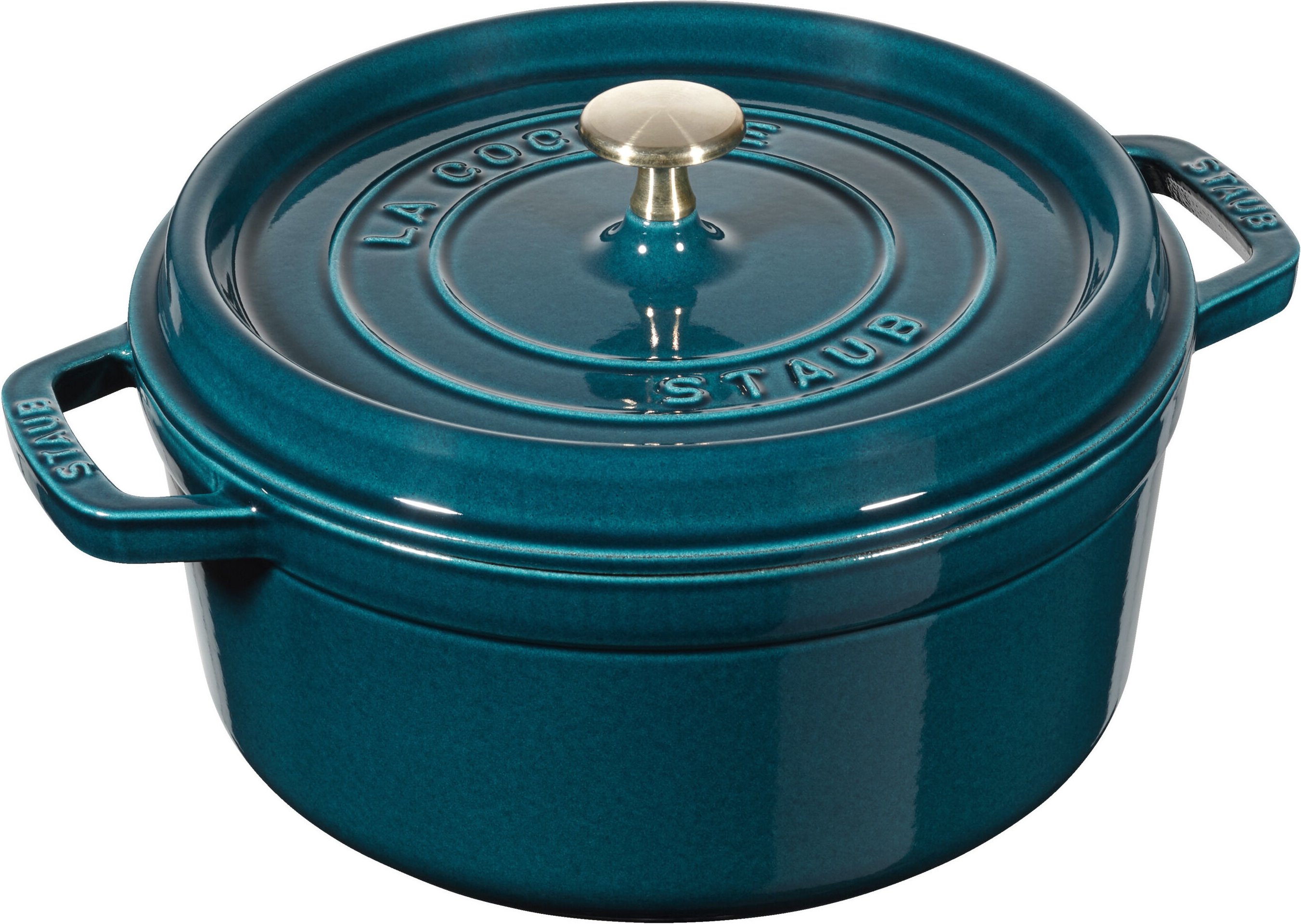 Staub La Cocotte Cocotte 24 cm, rund, La-Mer, Gusseisen