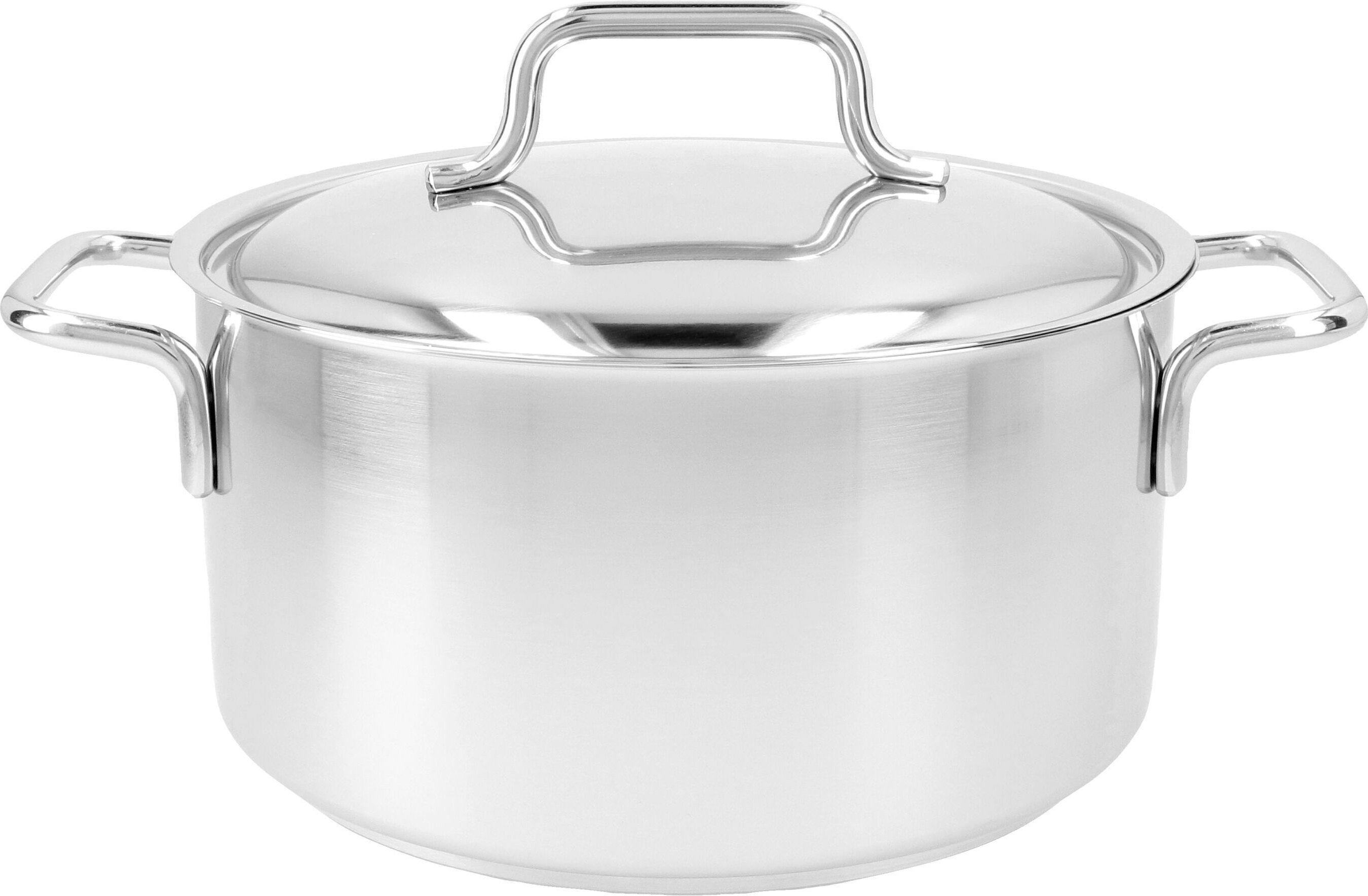 Demeyere Apollo 7 Bratentopf mit Deckel 20 cm, 18/10 Edelstahl