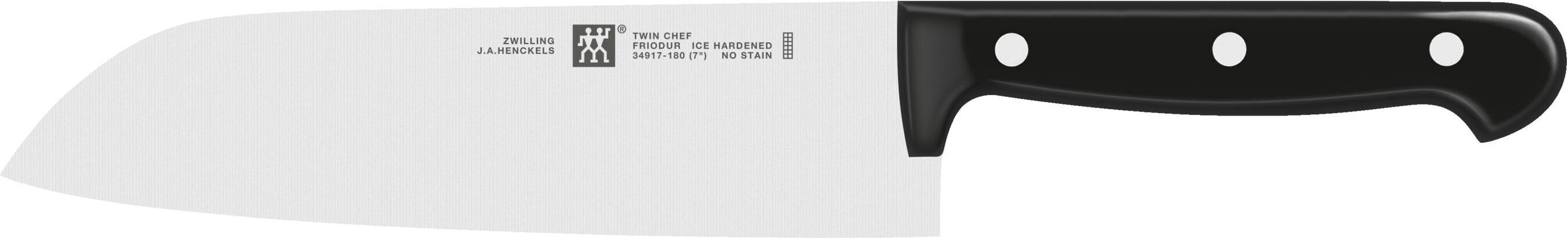 Thumbnail - ZWILLING TWIN Chef 2 Santokumesser 18 cm, Glattschliff