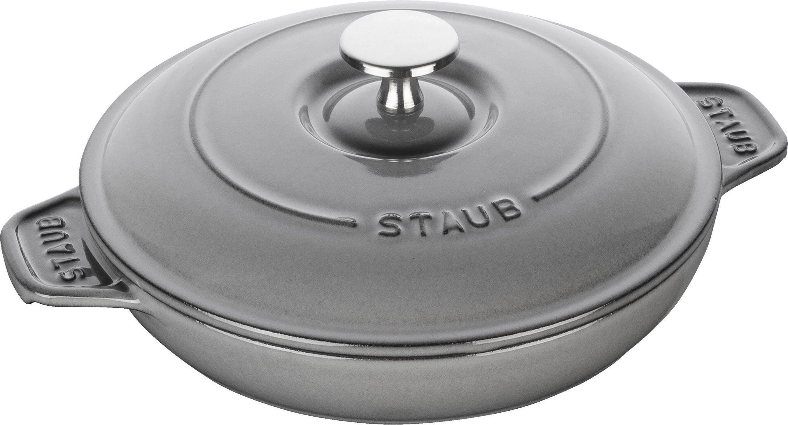 Staub Specialities Ofenform mit Deckel 20 cm, rund, Graphit-Grau, Gusseisen