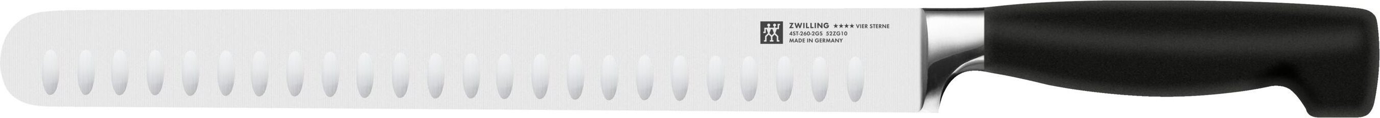 ZWILLING **** VIER STERNE Schinkenmesser mit Kullen 26 cm