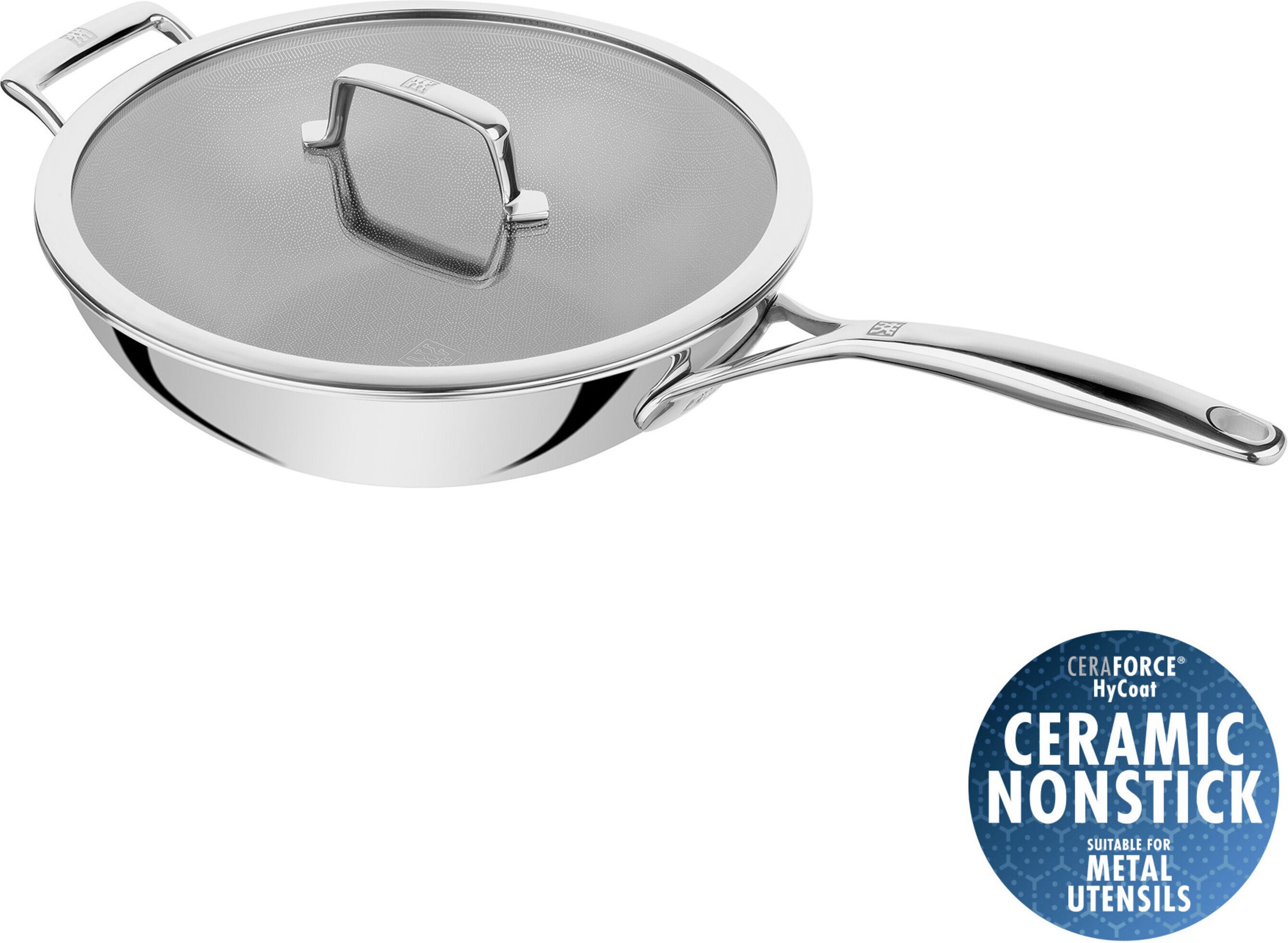 ZWILLING Peak Wok mit Deckel 30 cm, 18/10 Edelstahl