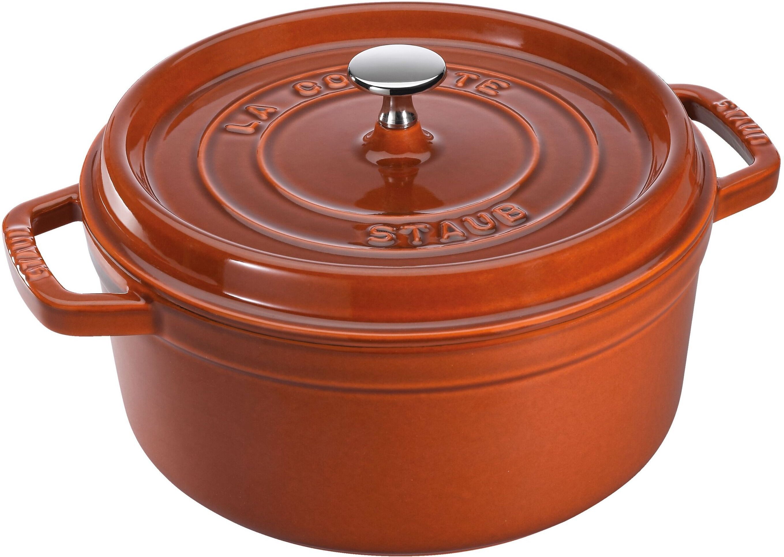 Staub La Cocotte Cocotte 28 cm, rund, Zimt, Gusseisen
