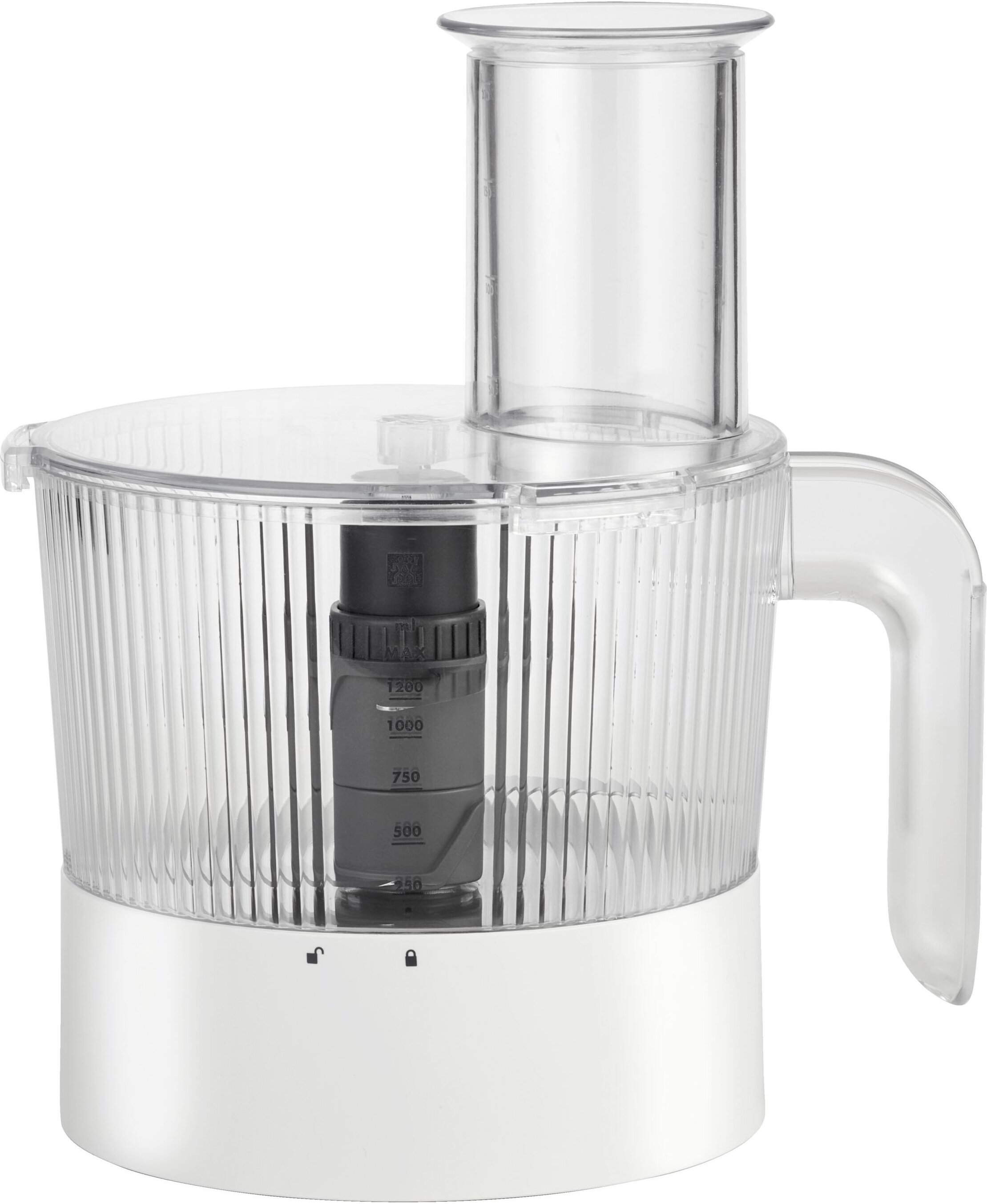 ZWILLING Enfinigy Küchenmaschine Zubehör, 1,2 l, Silber-Weiß