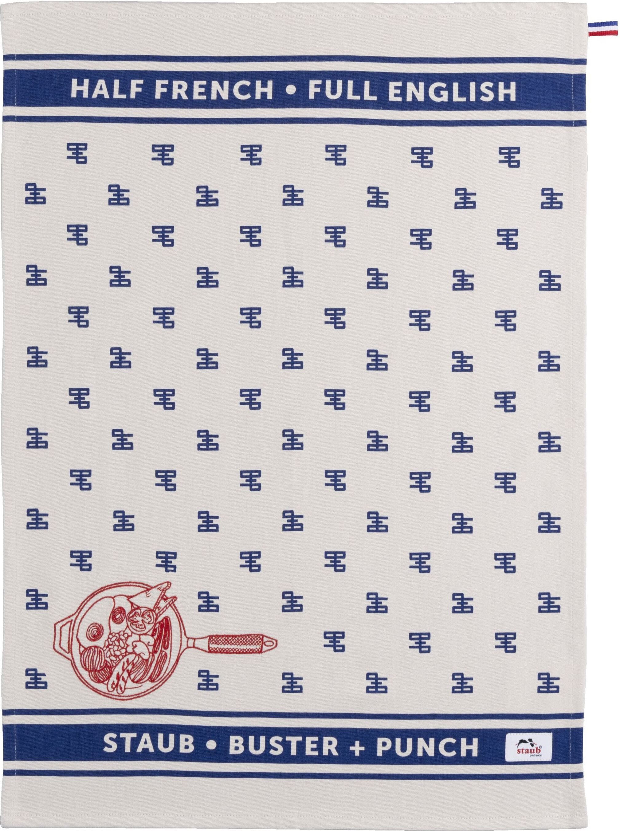 Staub Buster + Punch Küchenhandtuch Buster+Punch 70 cm x 50 cm, Dunkelblau