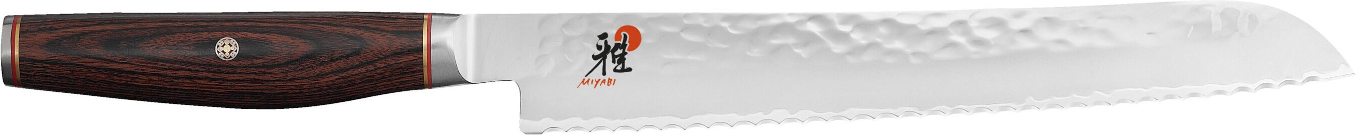MIYABI ARTISAN 6000MCT Brotmesser 23 cm, Wellenschliff