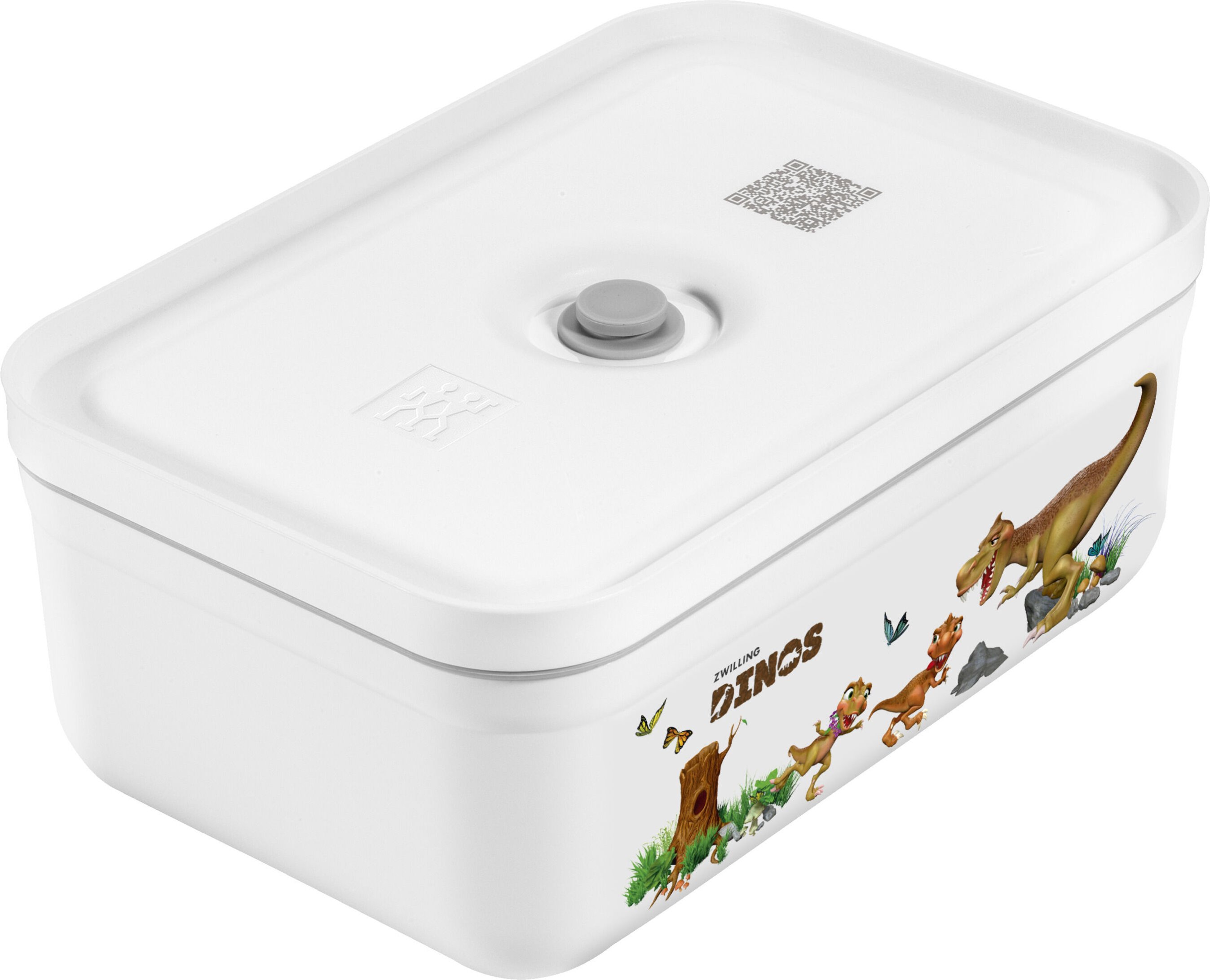 ZWILLING Fresh & Save Vakuum Lunchbox DINOS L, Weiß-grau
