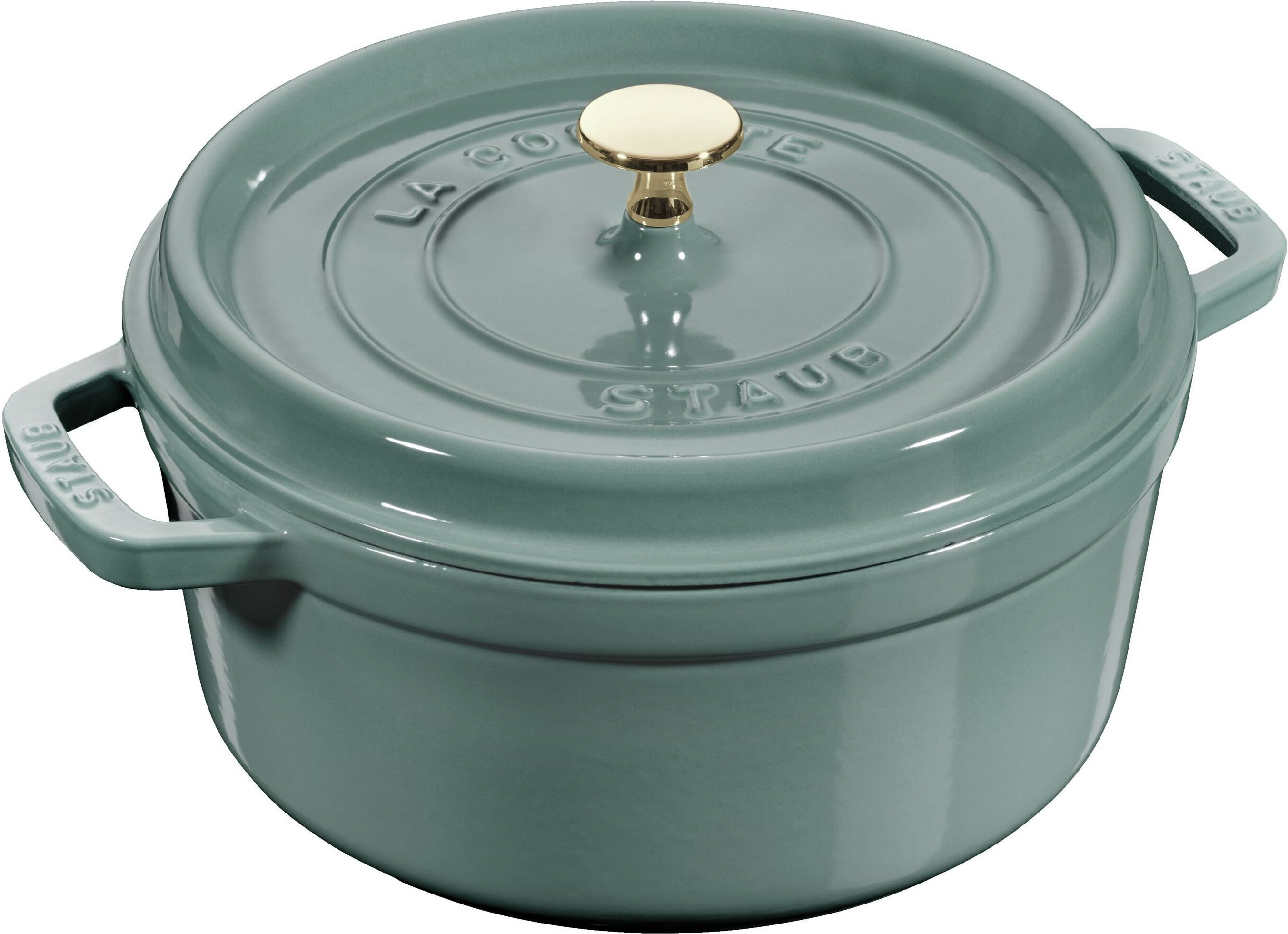 Staub La Cocotte Cocotte 20 cm, rund, Eukalyptus, Gusseisen