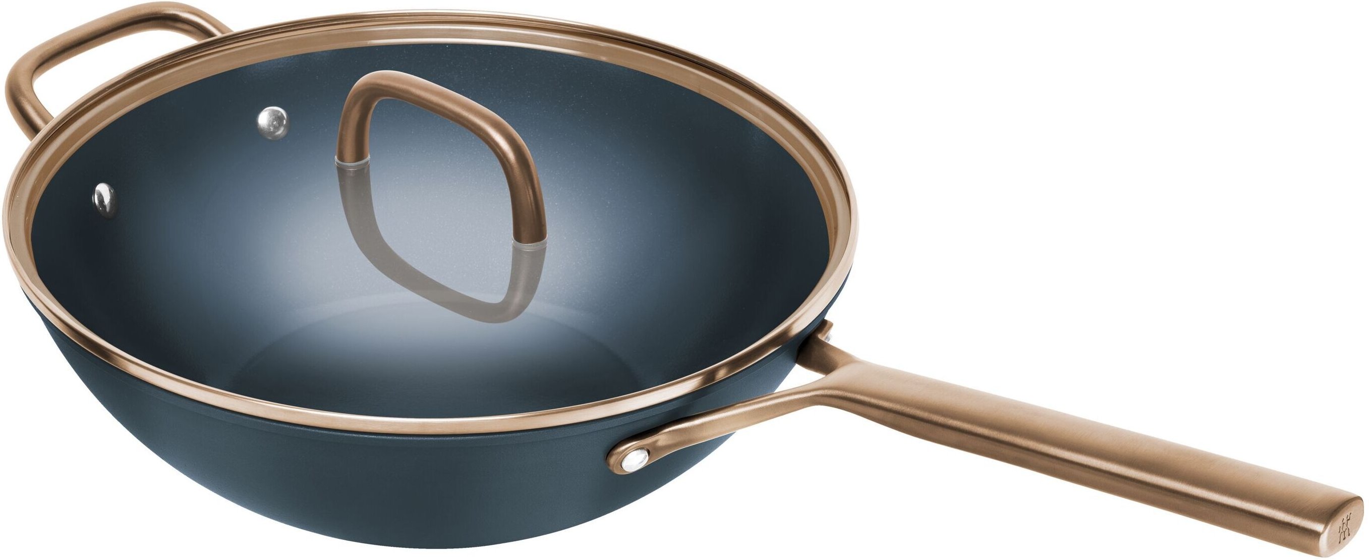 ZWILLING Milano Wok mit Glasdeckel 30 cm, Aluminium