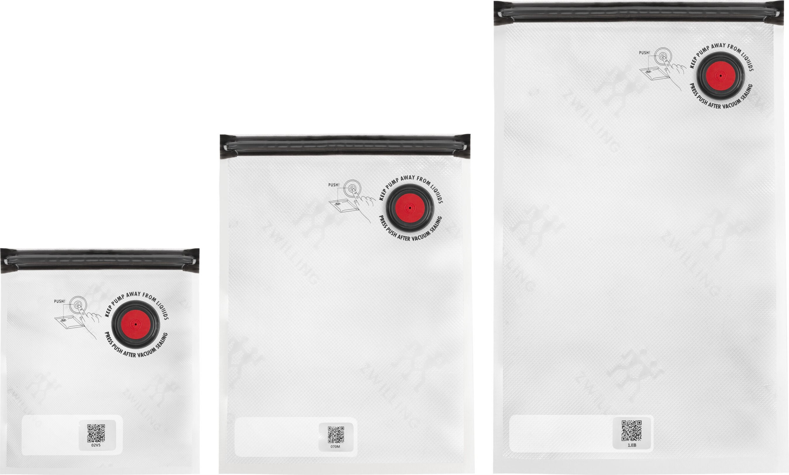 ZWILLING Fresh & Save Vakuum Beutelset, S/M/L / 5-tlg