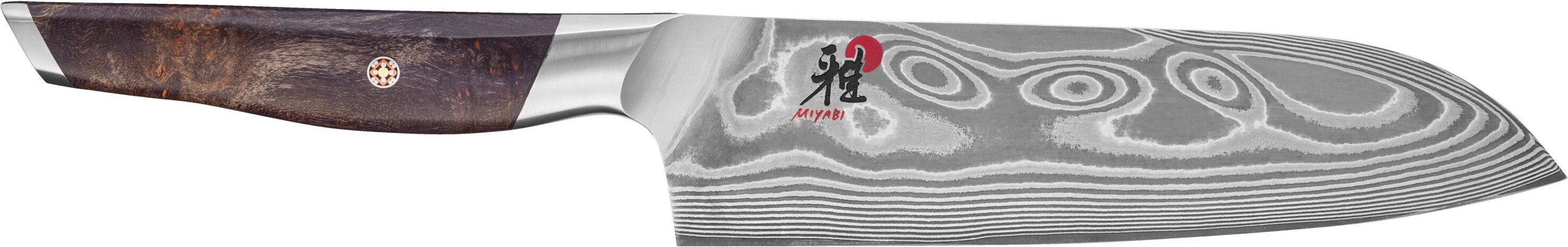 MIYABI IKI Santokumesser 18 cm, Glattschliff