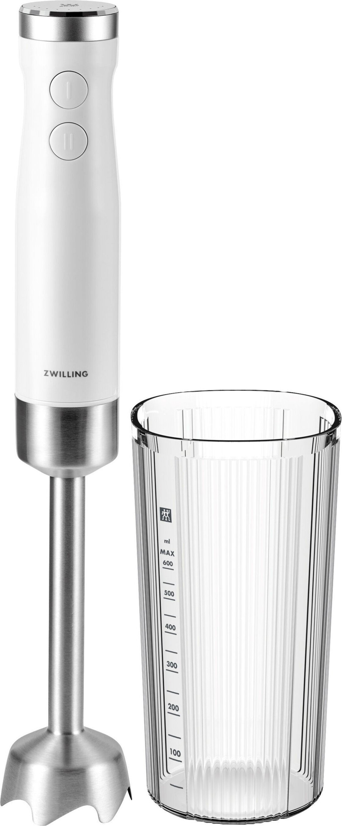 ZWILLING Enfinigy Stabmixer, DC Motor, Silber-Weiß
