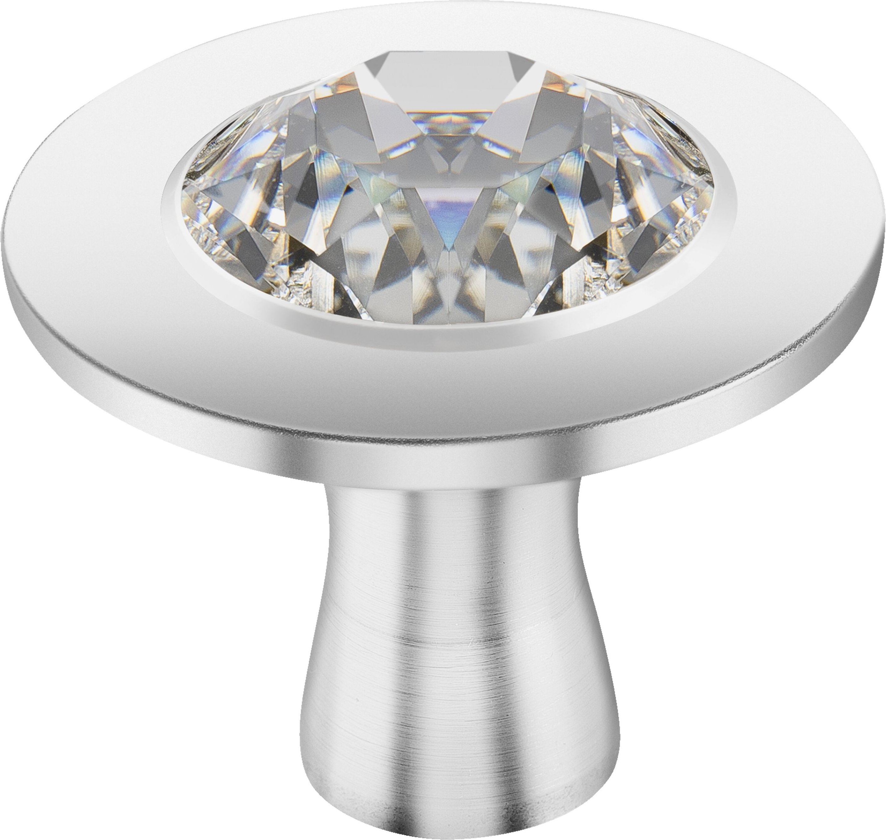 Staub Knauf mit Kristall von Swarovski, Edelstahl