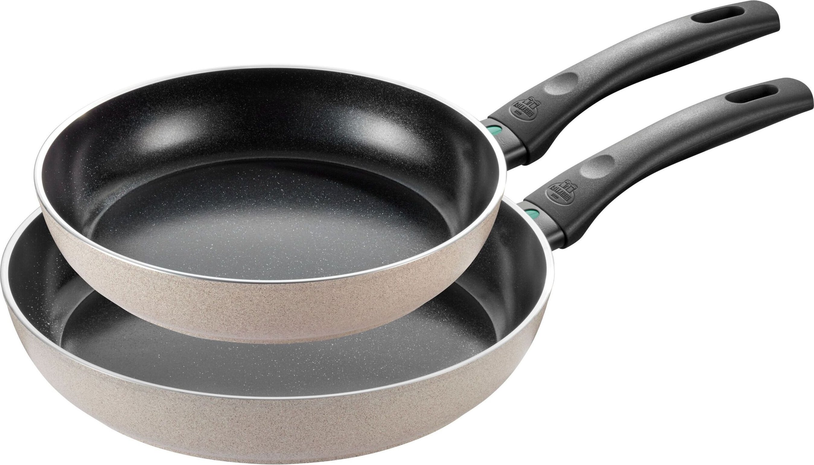 BALLARINI Ledro Bratpfannenset, 2-tlg. / 24/28 cm, Beige, Aluminium/Antihaftbeschichtung